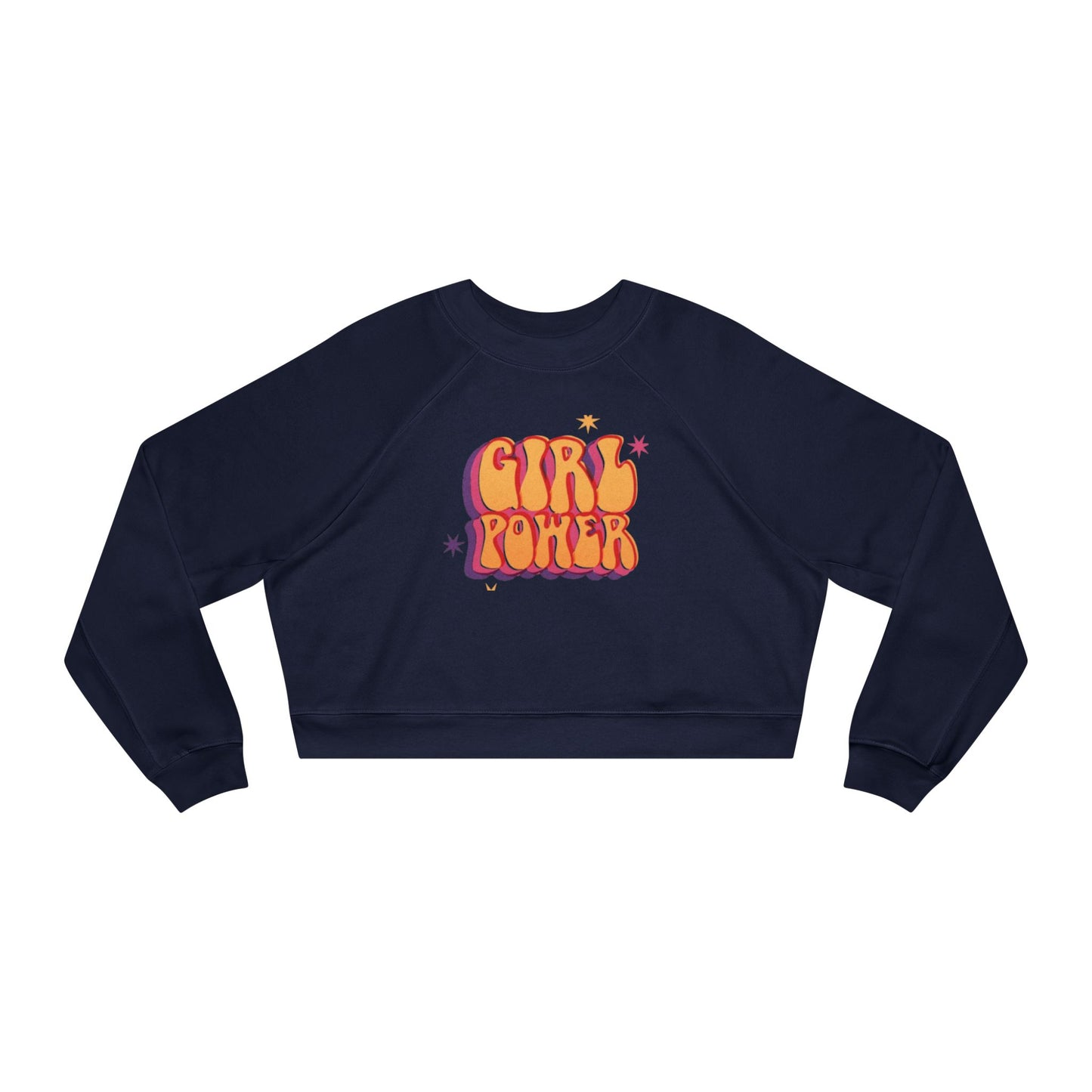 Girl Power Women's Cropped Fleece Pullover - The Boring New