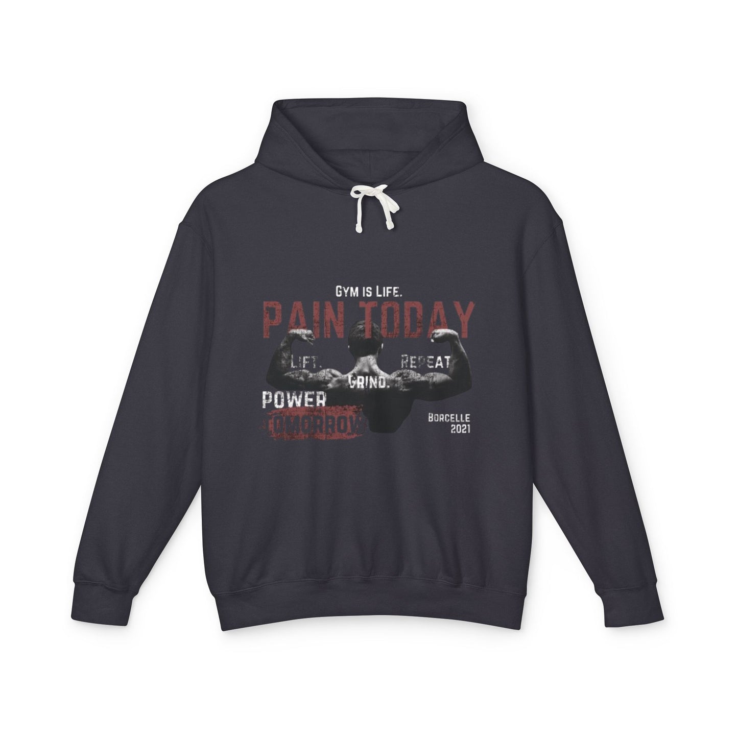 Motivational Unisex Hooded Sweatshirt - Gym Quotes & Power - The Boring New