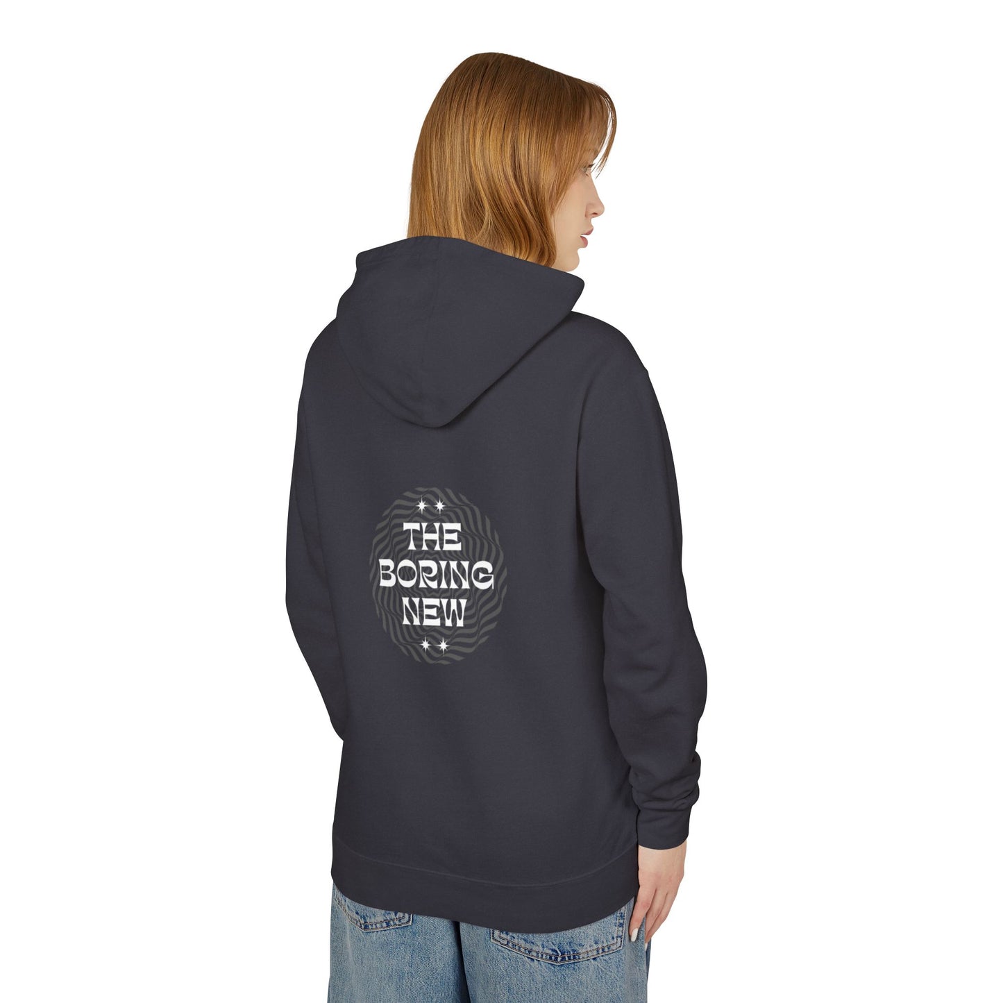 'The Boring New' Unisex Lightweight Hooded Sweatshirt