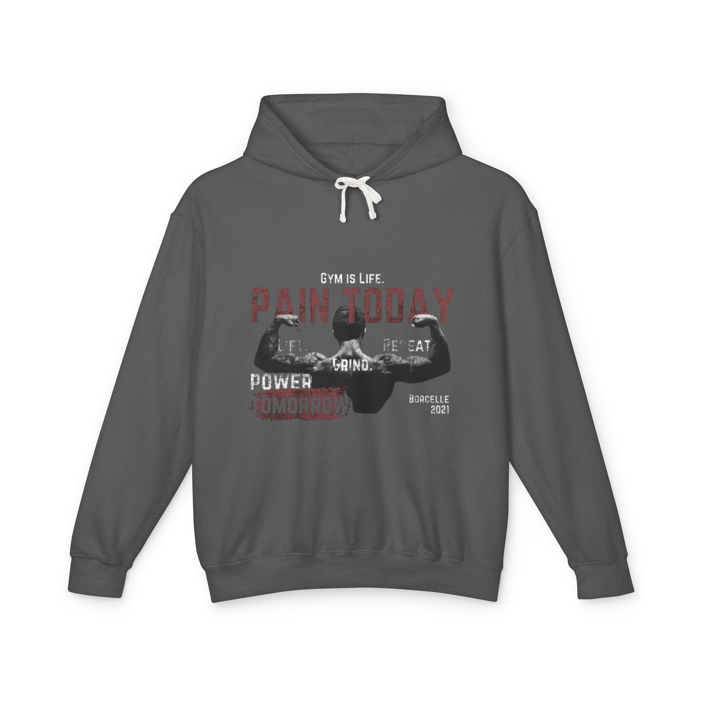 Motivational Unisex Hooded Sweatshirt - Gym Quotes & Power - The Boring New