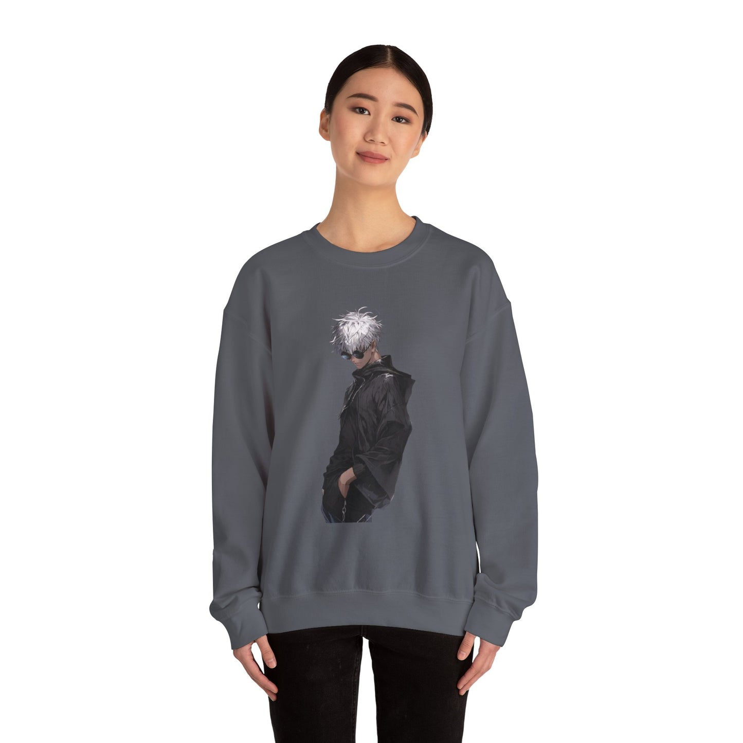 Cool Anime Character Crewneck Sweatshirt - The Boring New