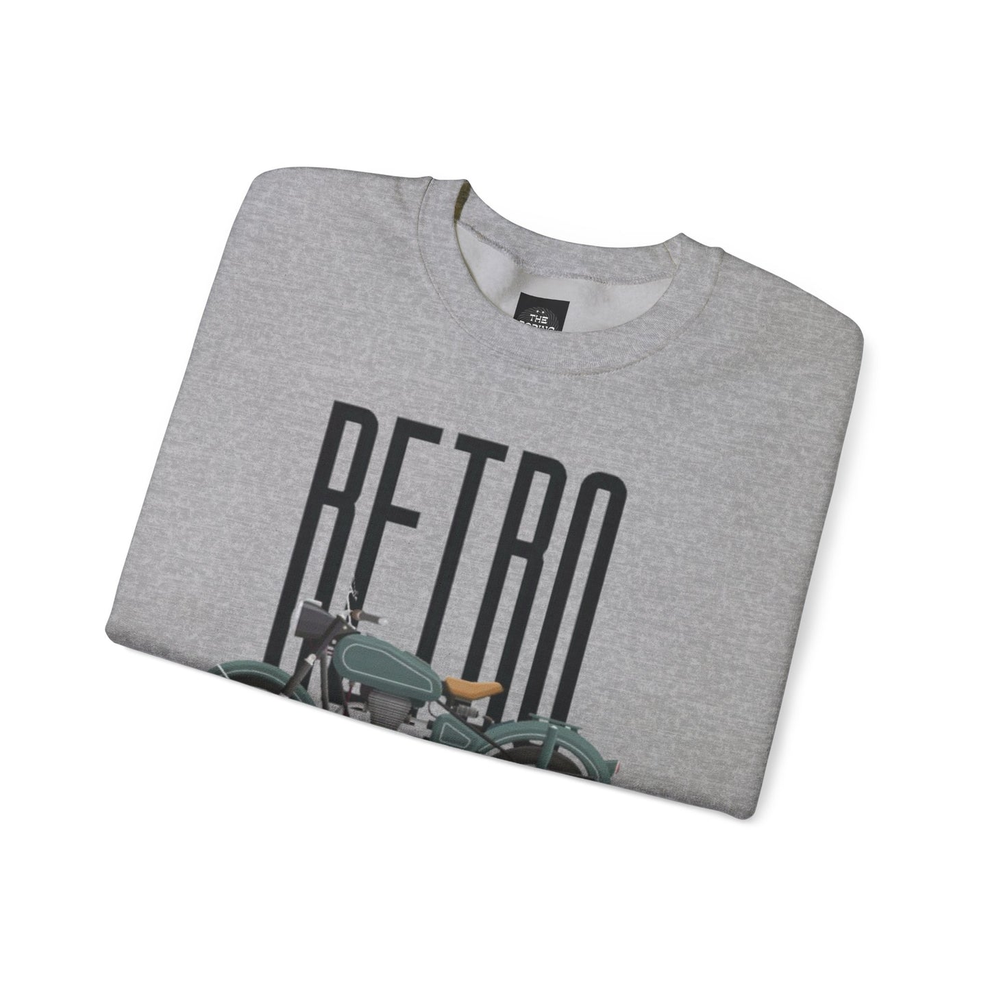 Retro Motorcycle Unisex Crewneck Sweatshirt - The Boring New