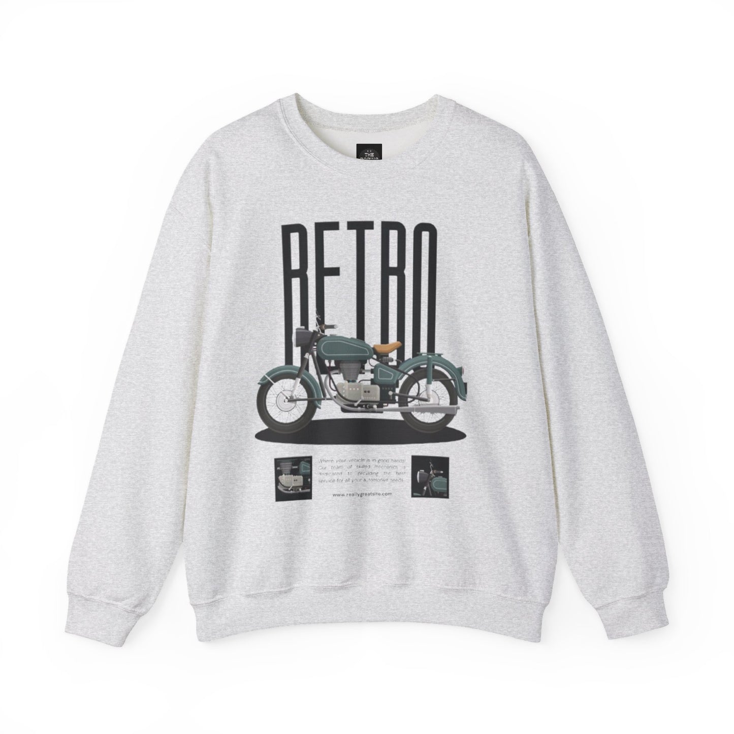 Retro Motorcycle Unisex Crewneck Sweatshirt - The Boring New