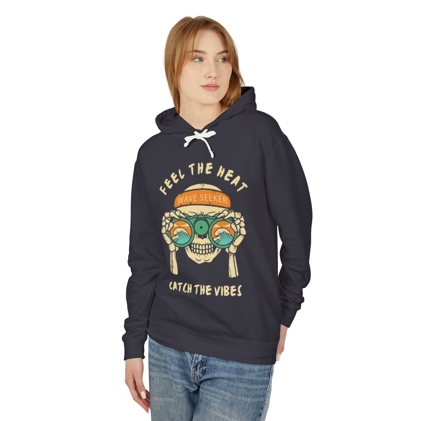 The Boring New Lightweight Hoodie - "Feel the Heat, Catch the Vibes"