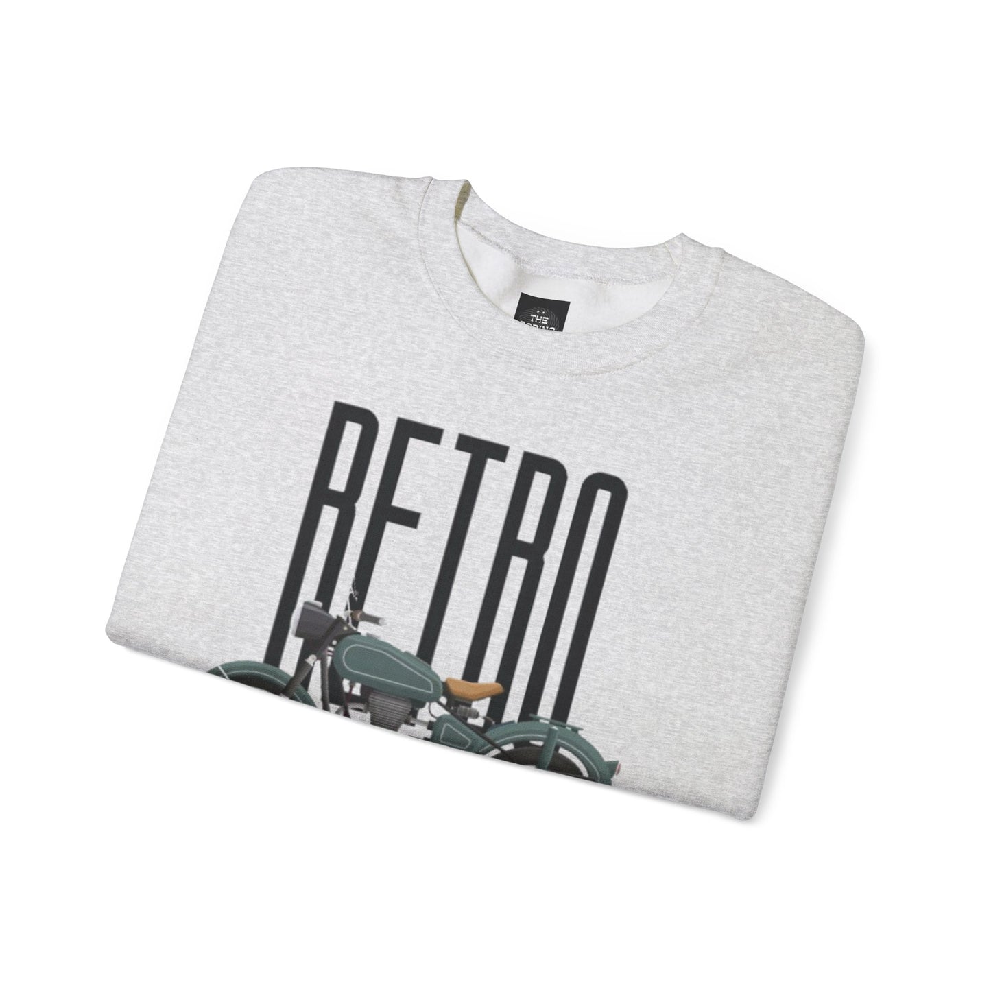 Retro Motorcycle Unisex Crewneck Sweatshirt - The Boring New