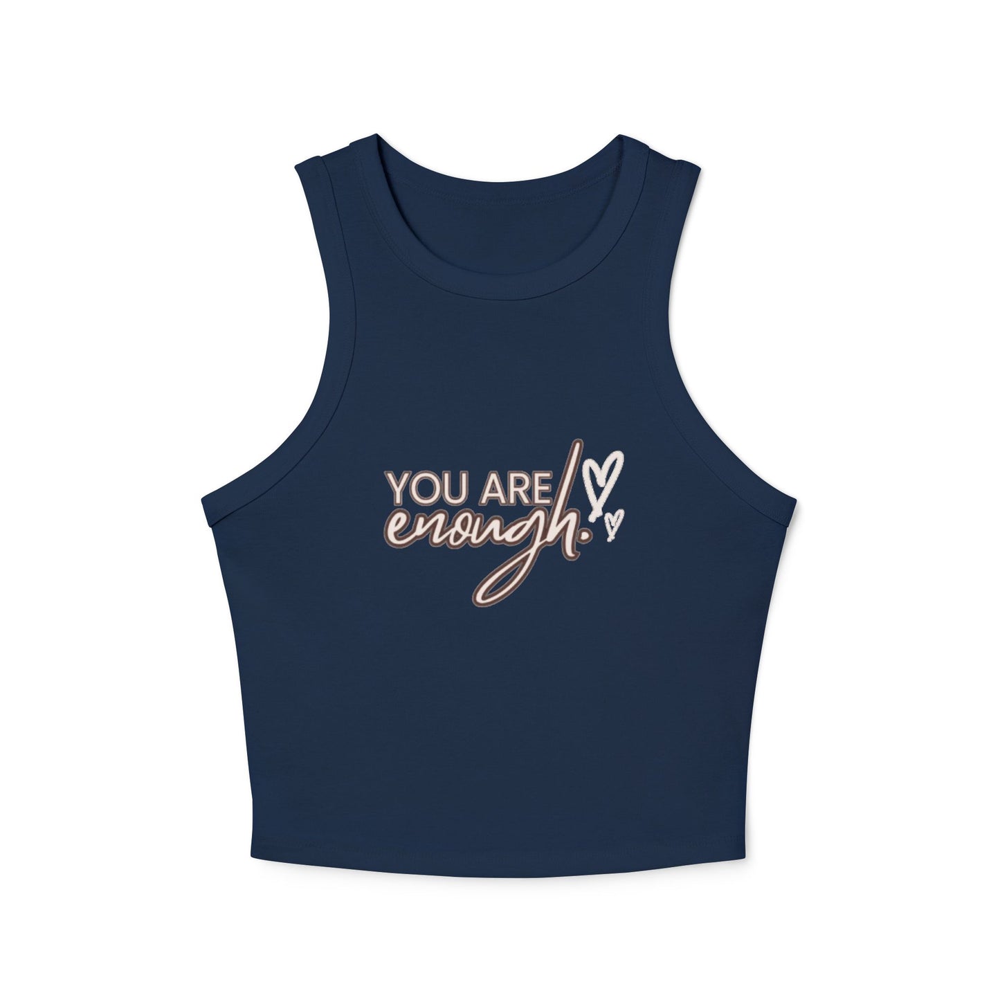 The Boring New Women's Micro Rib Racer Tank Top -