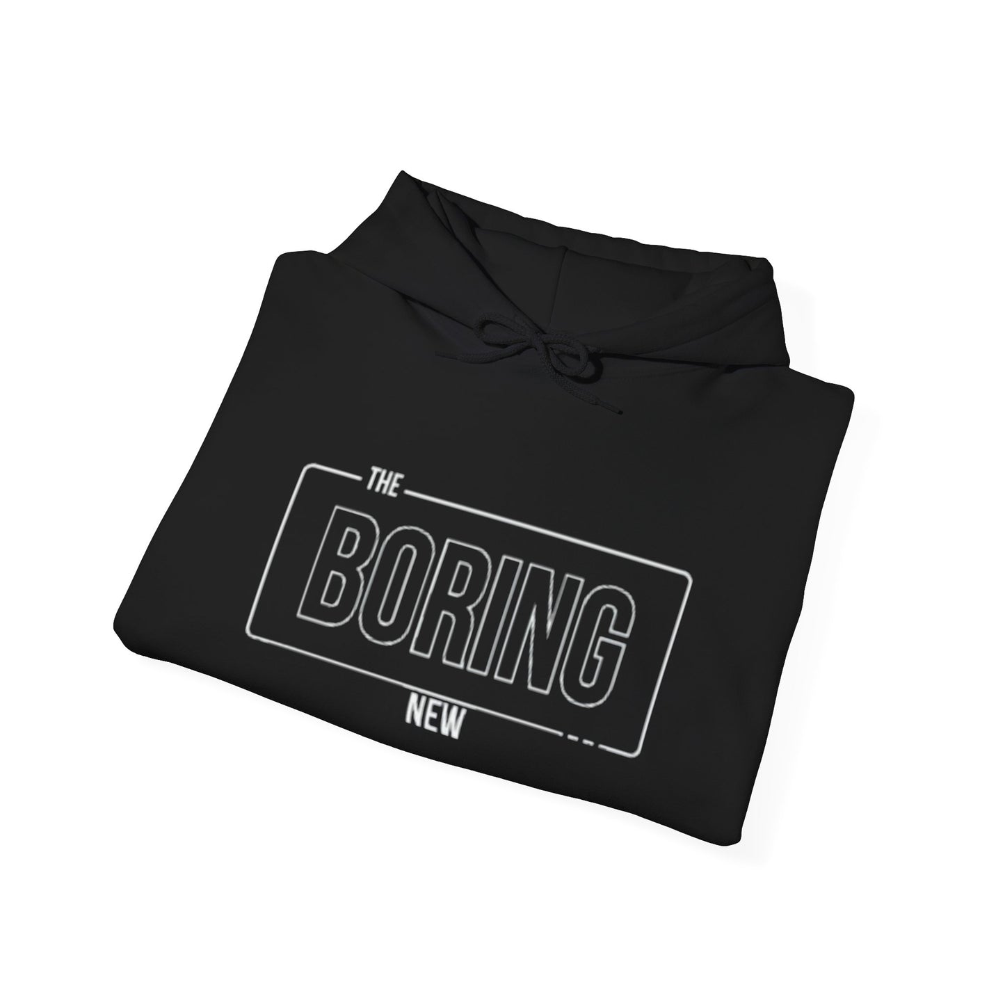 The Boring New Unisex Hooded Sweatshirt - Comfortable and Casual