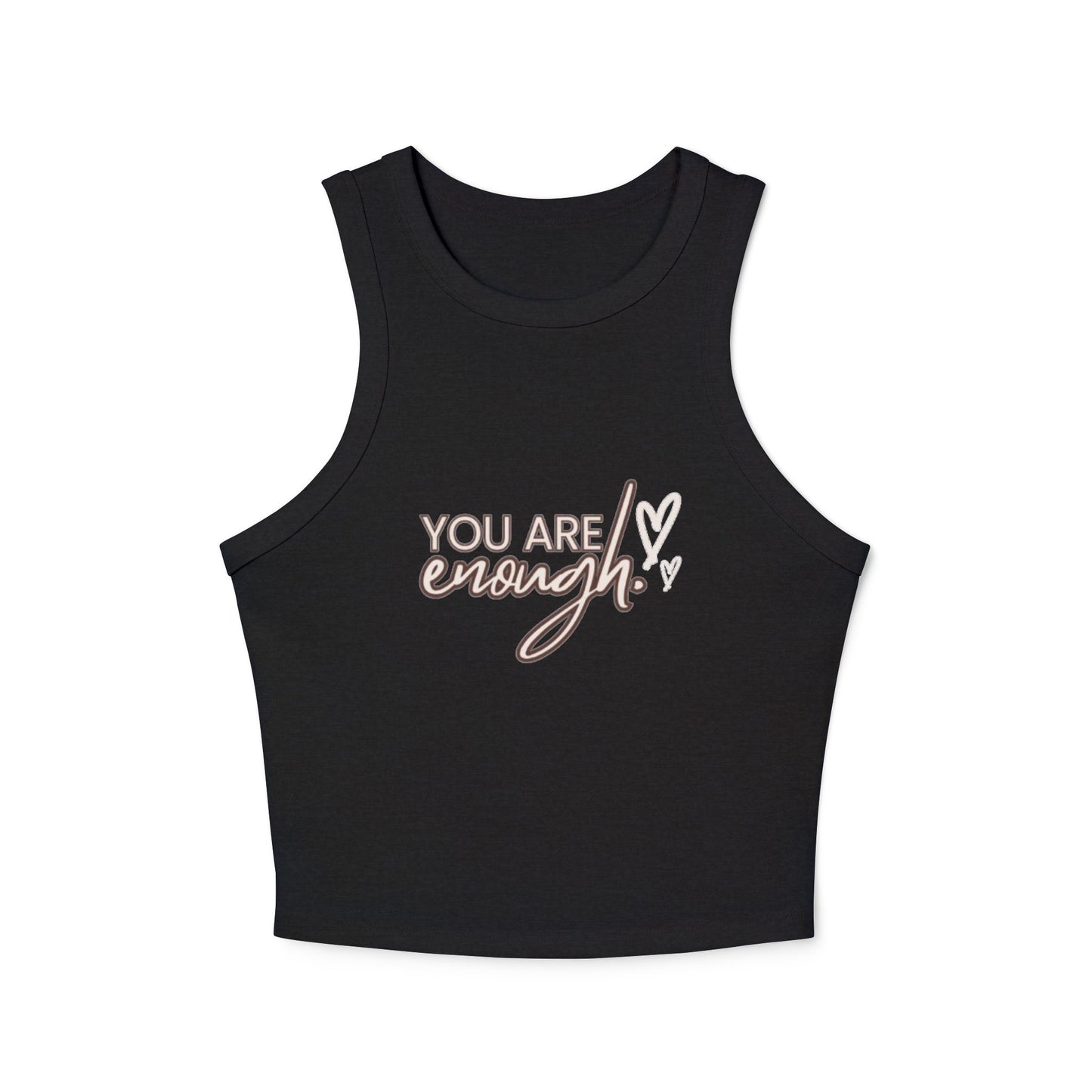 The Boring New Women's Micro Rib Racer Tank Top -