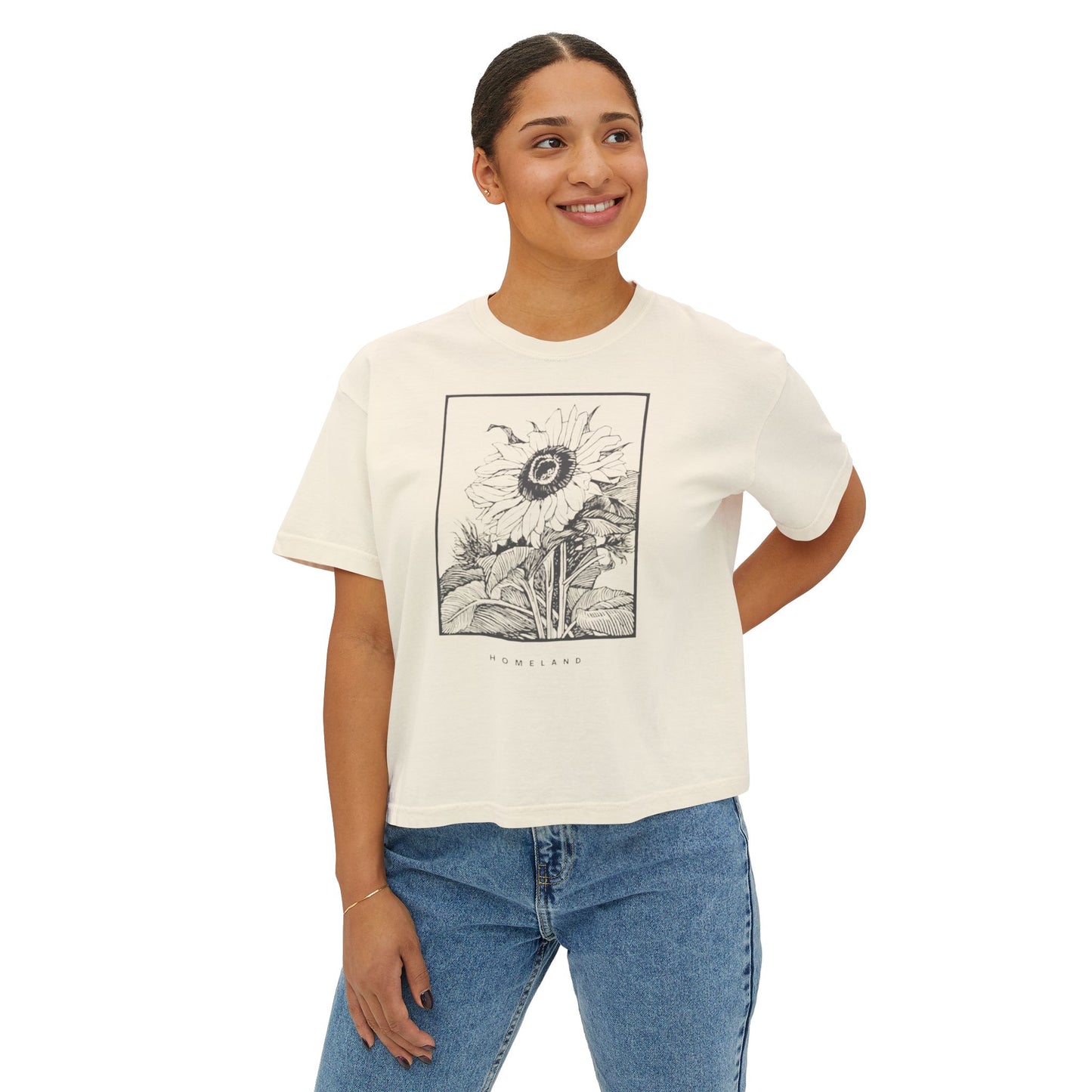 Vintage Inspired Sunflower T-Shirt - The Boring New
