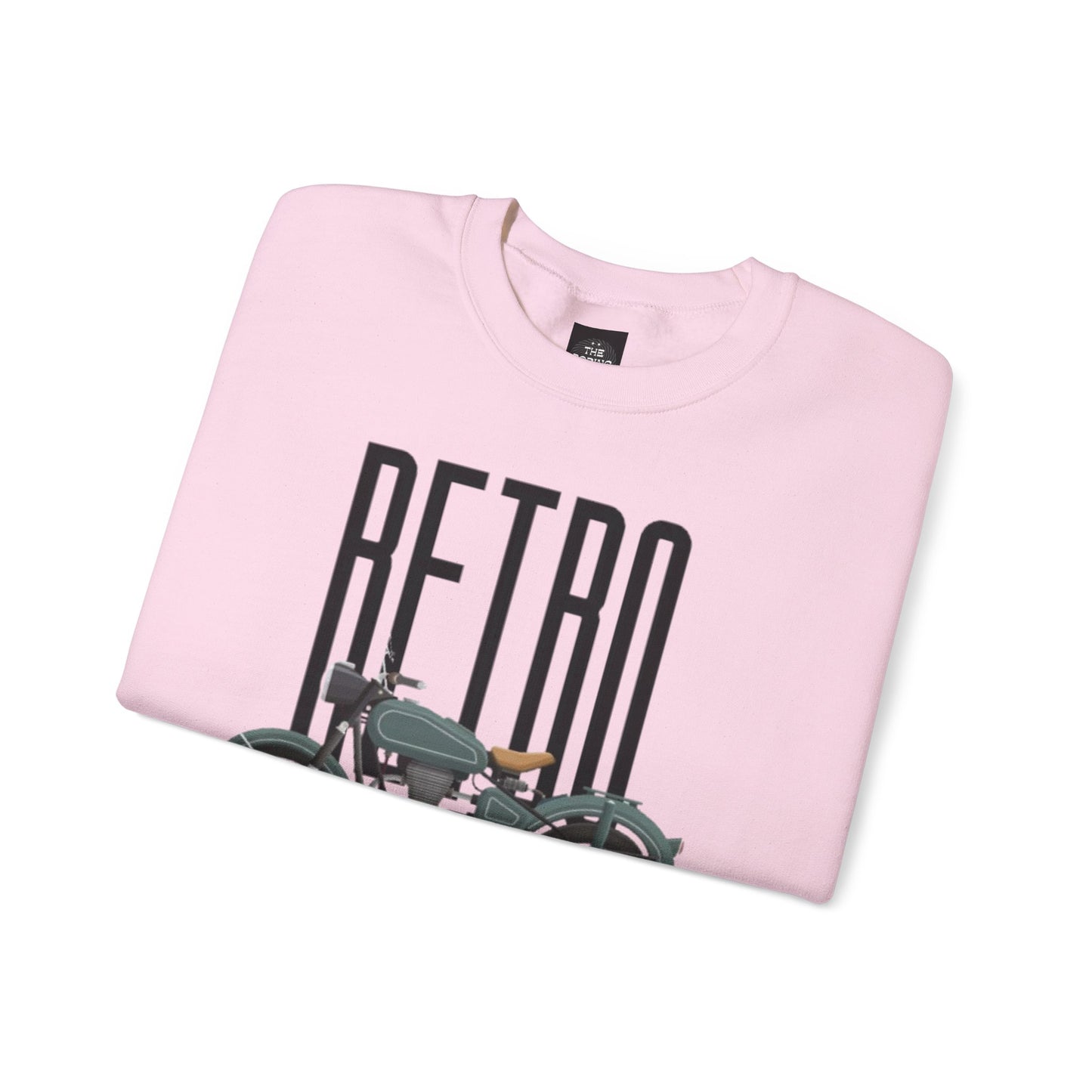 Retro Motorcycle Unisex Crewneck Sweatshirt - The Boring New
