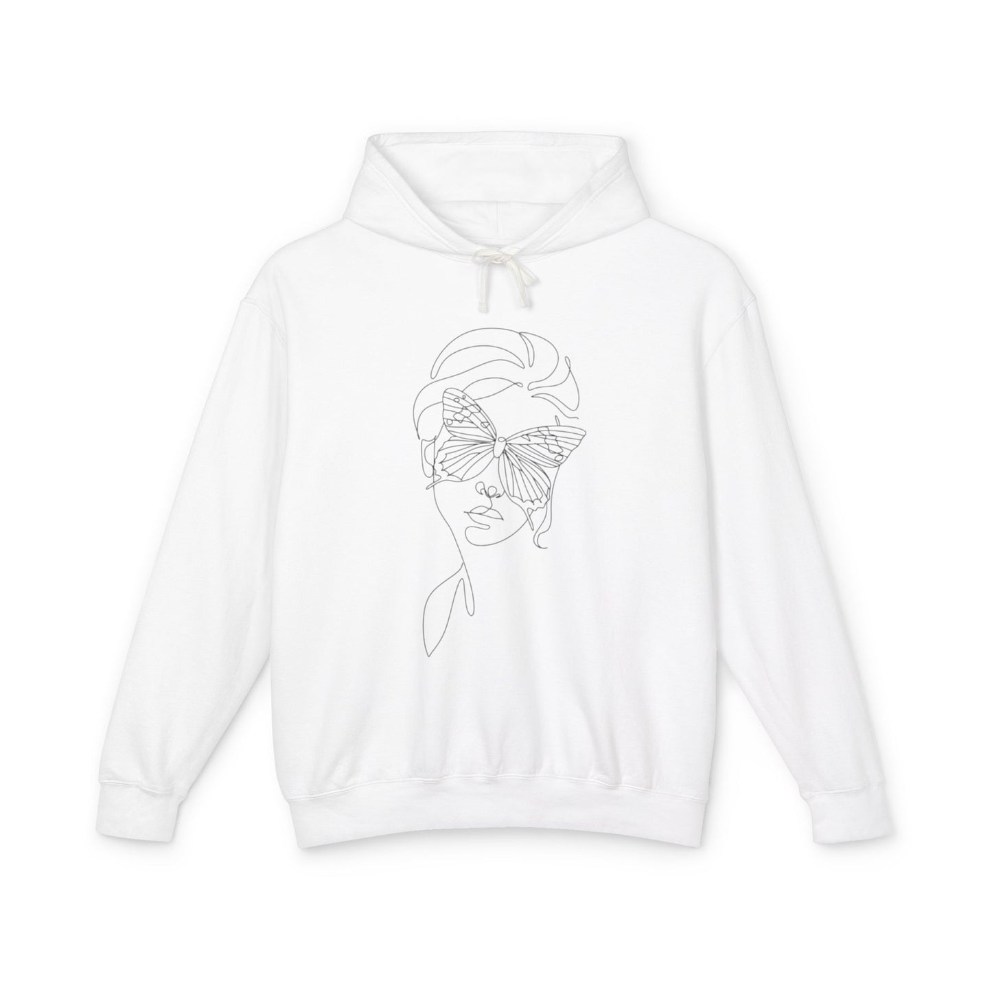 Chic Line Art Hoodie - The Boring New