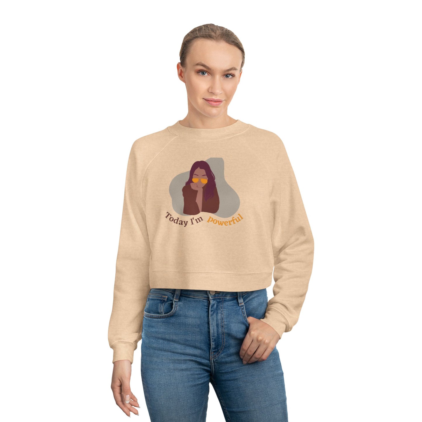 The Boring New Women's Cropped Fleece Pullover