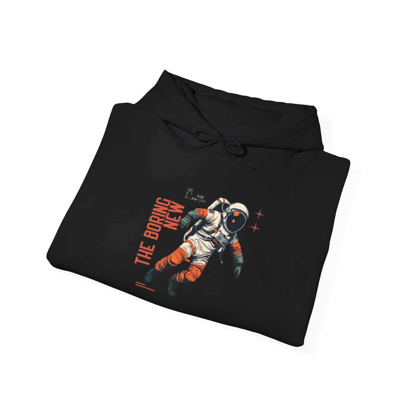 Cosmic Explorer Hooded Sweatshirt - Unisex Heavy Blend™ with Astronaut Design