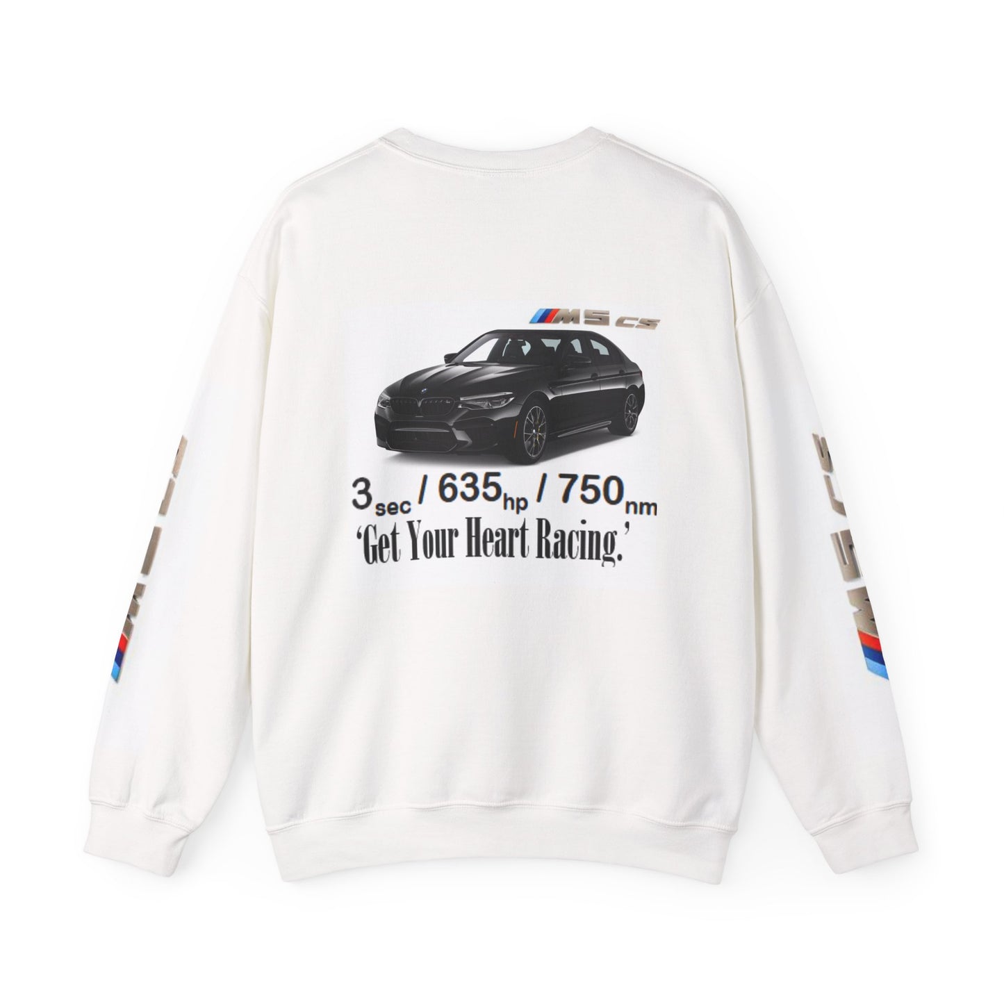 The Boring New Crewneck Sweatshirt BMW M5 CS ‘Get Your Heart Racing’ Car Design