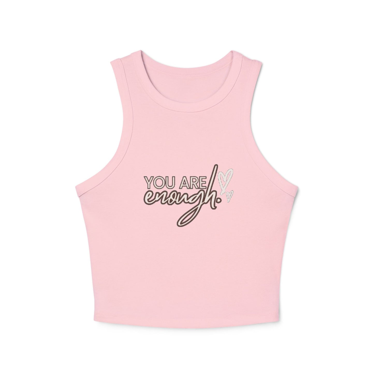 The Boring New Women's Micro Rib Racer Tank Top -