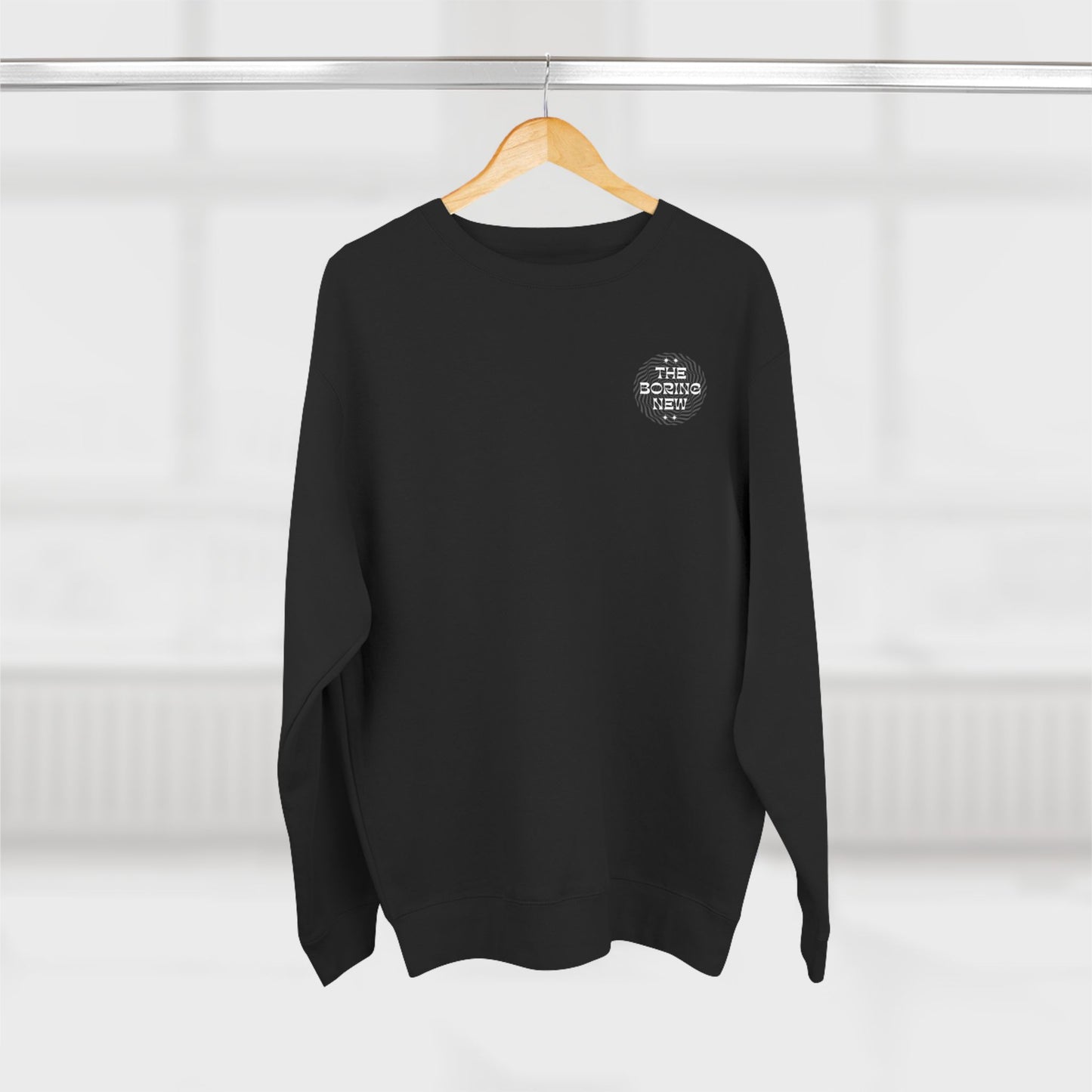 Unisex Crewneck Sweatshirt - "The Boring New" Graphic Design, Trendy Casual Wear