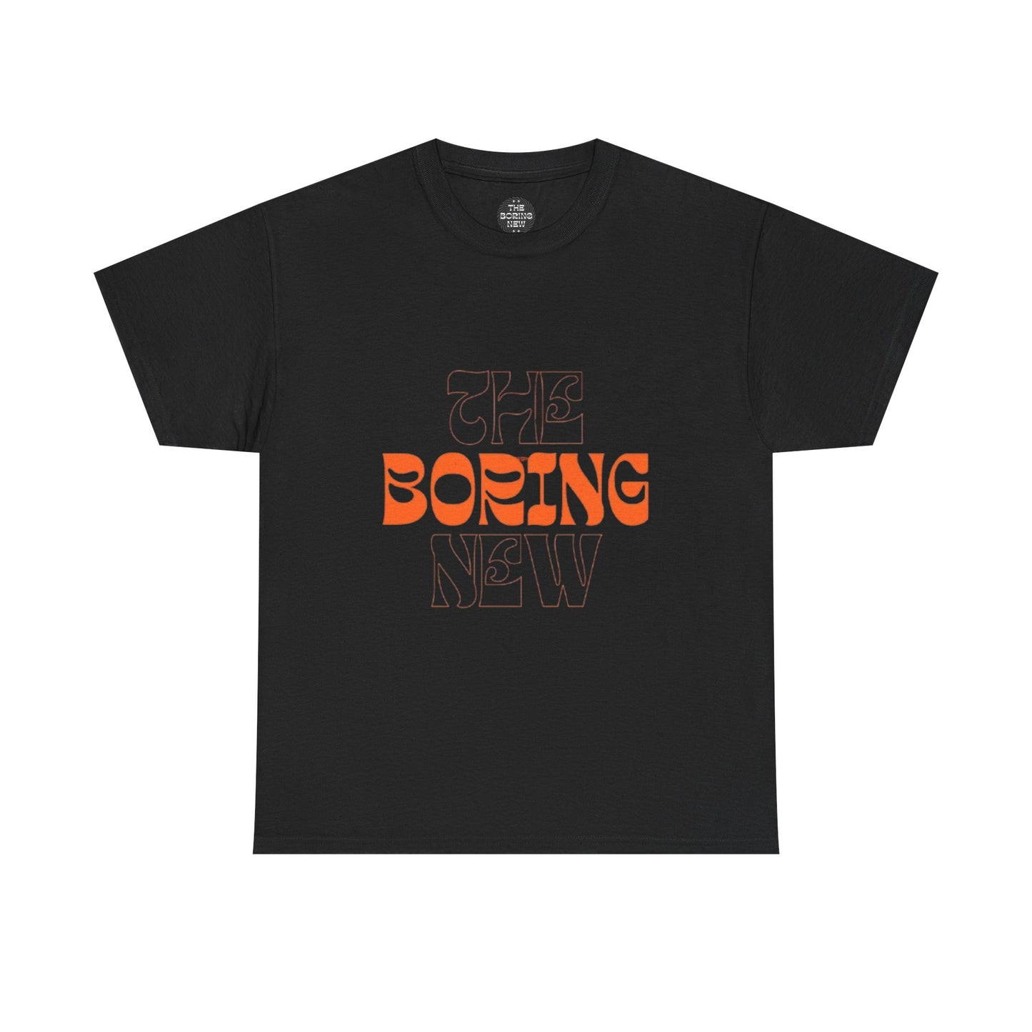 Unisex Heavy Cotton Tee - 'The Boring New' Retro Graphic T-Shirt