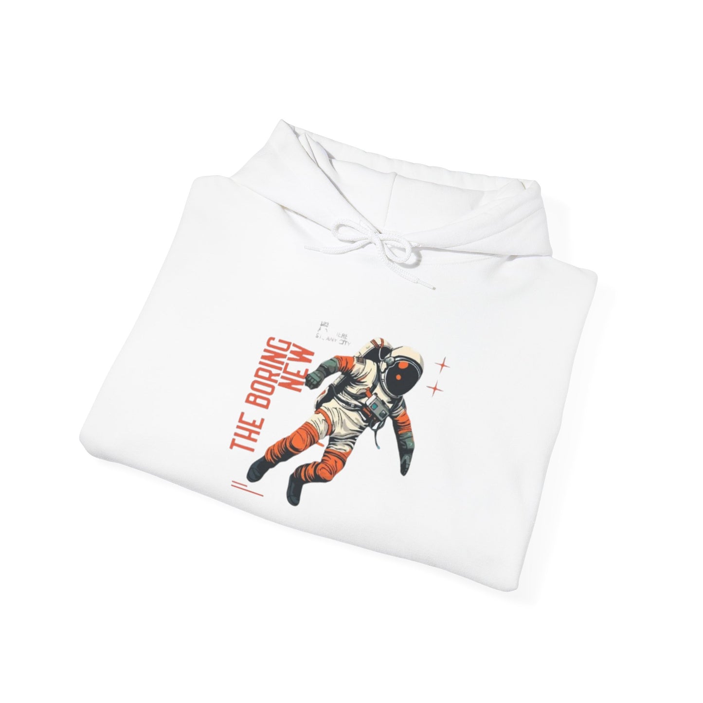 Cosmic Explorer Hooded Sweatshirt - Unisex Heavy Blend™ with Astronaut Design