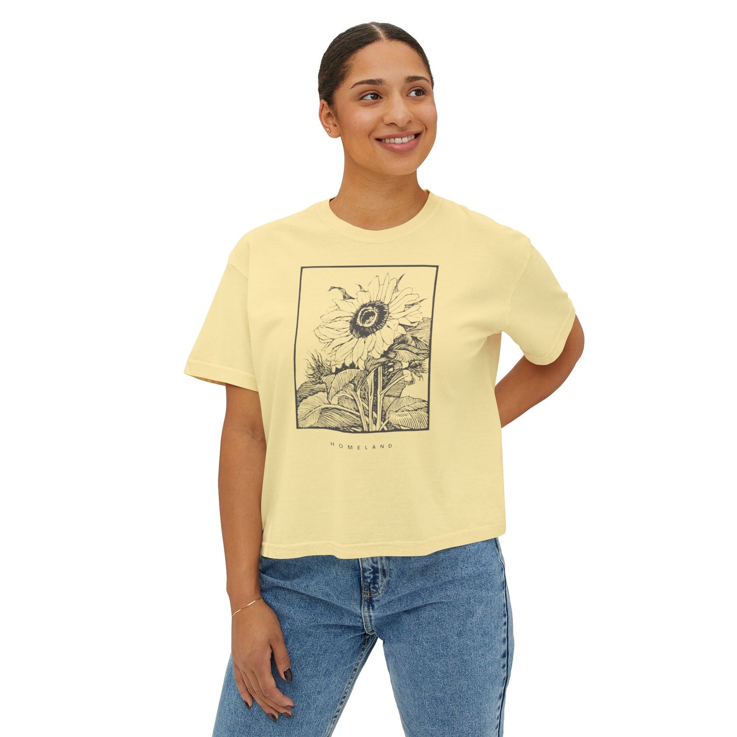 Vintage Inspired Sunflower T-Shirt - The Boring New