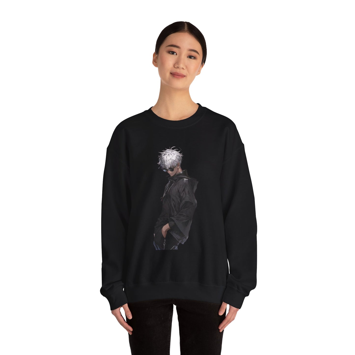 Cool Anime Character Crewneck Sweatshirt - The Boring New