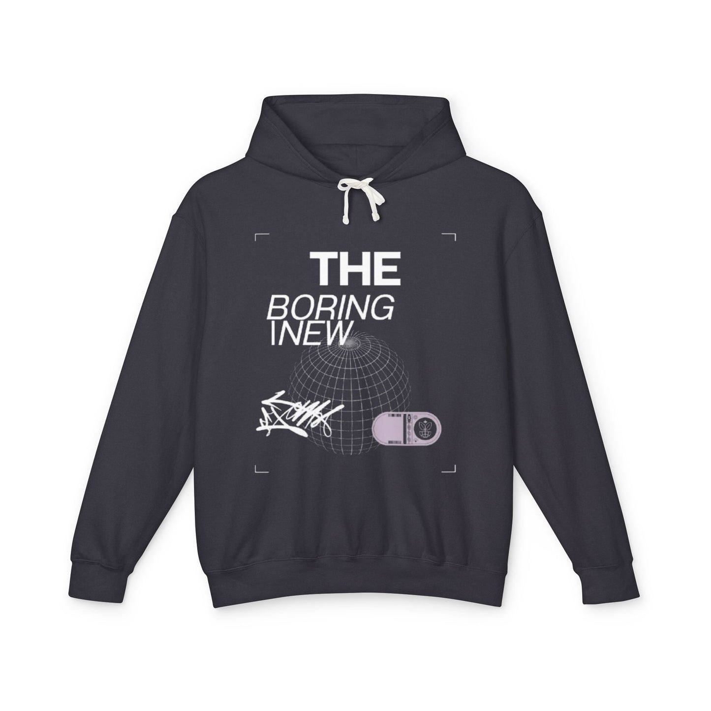 'The Boring New' Unisex Lightweight Hooded Sweatshirt