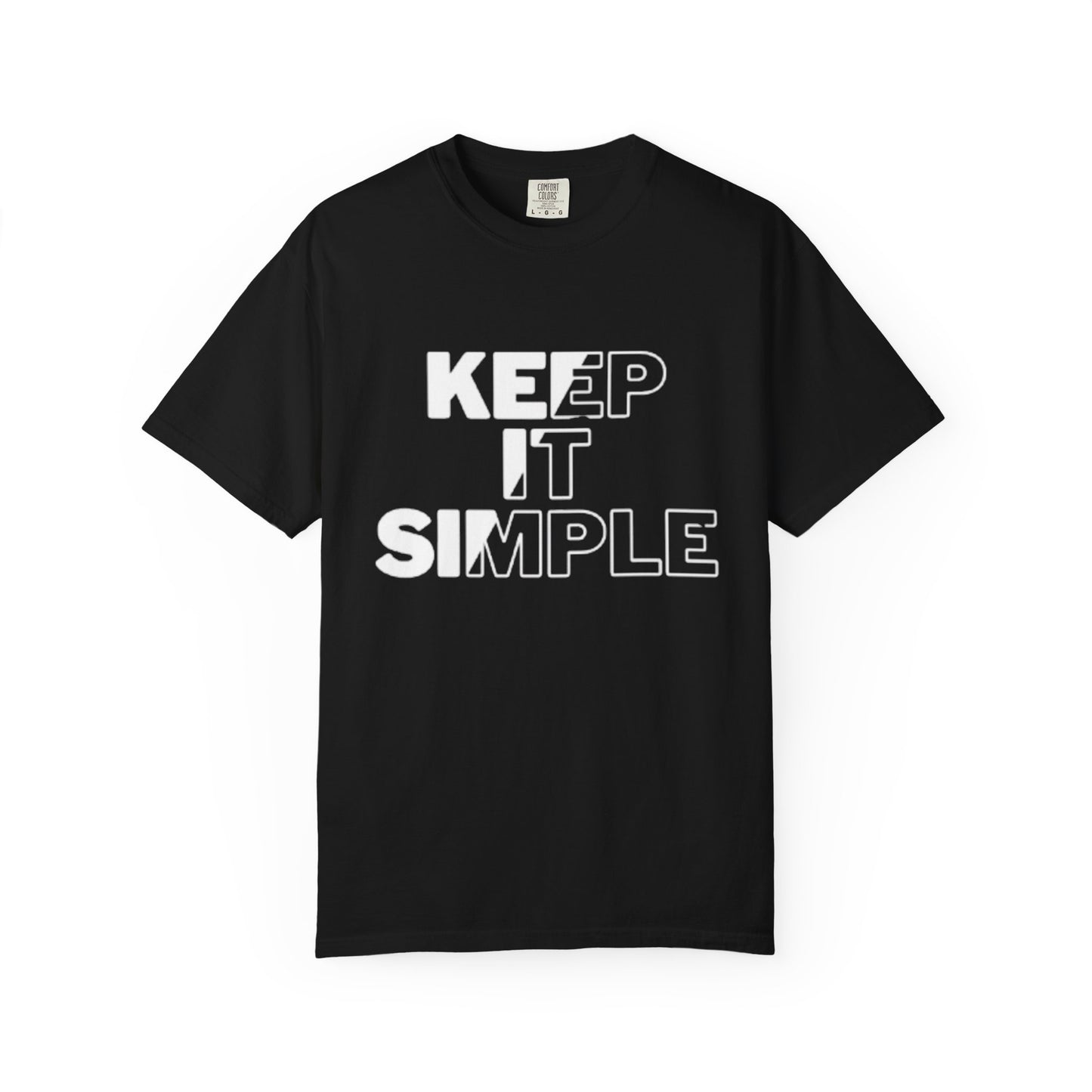 Keep It Simple Unisex Garment-Dyed T-Shirt The Boring New