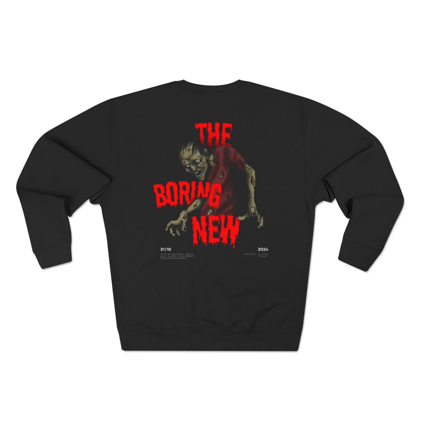 Unisex Crewneck Sweatshirt - "The Boring New" Graphic Design, Trendy Casual Wear