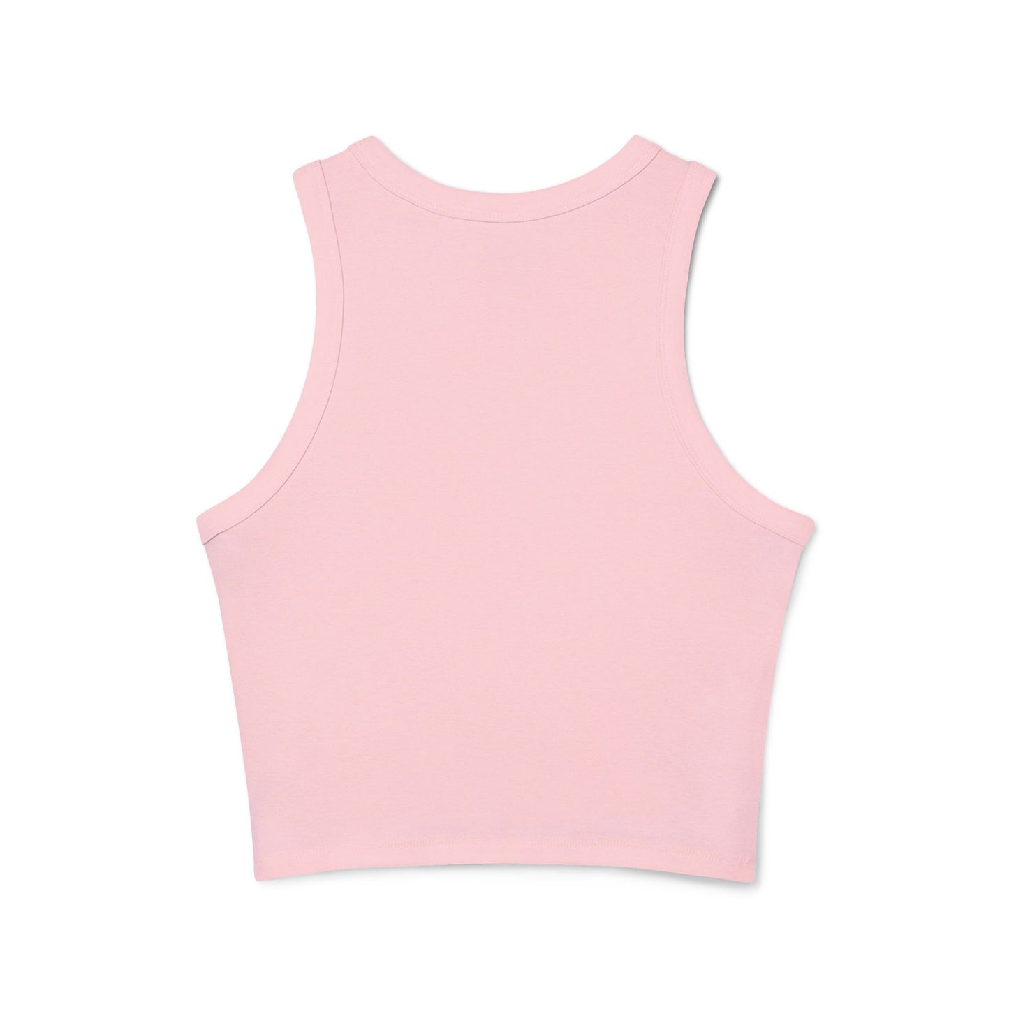 Women's Micro Rib Racer Tank Top - Cute Casual Wear - The Boring New