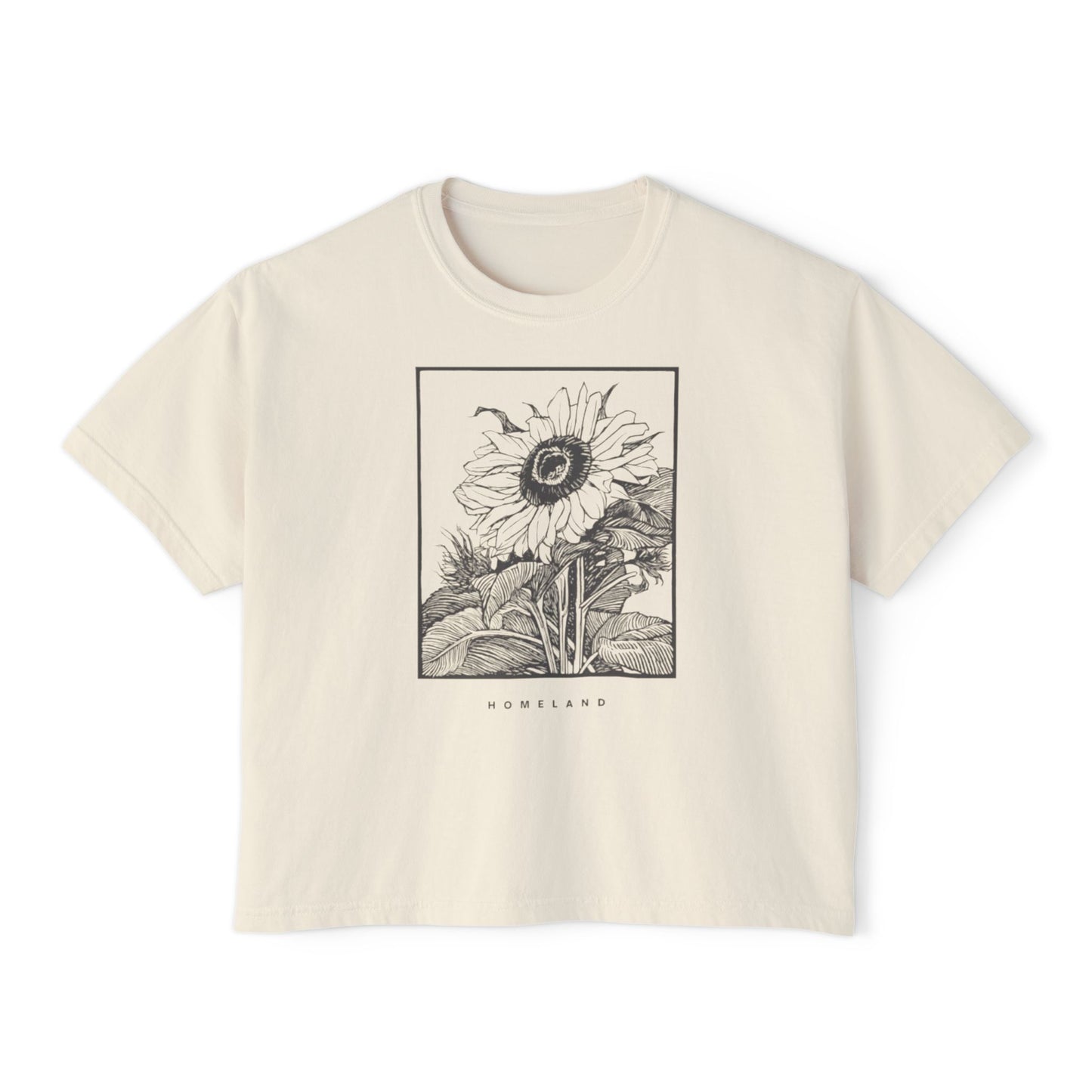 Vintage Inspired Sunflower T-Shirt - The Boring New