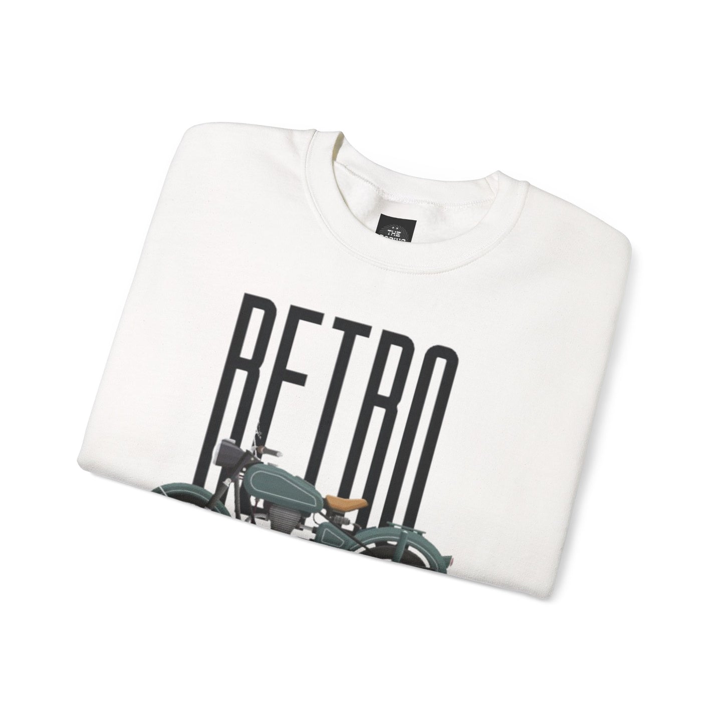 Retro Motorcycle Unisex Crewneck Sweatshirt - The Boring New