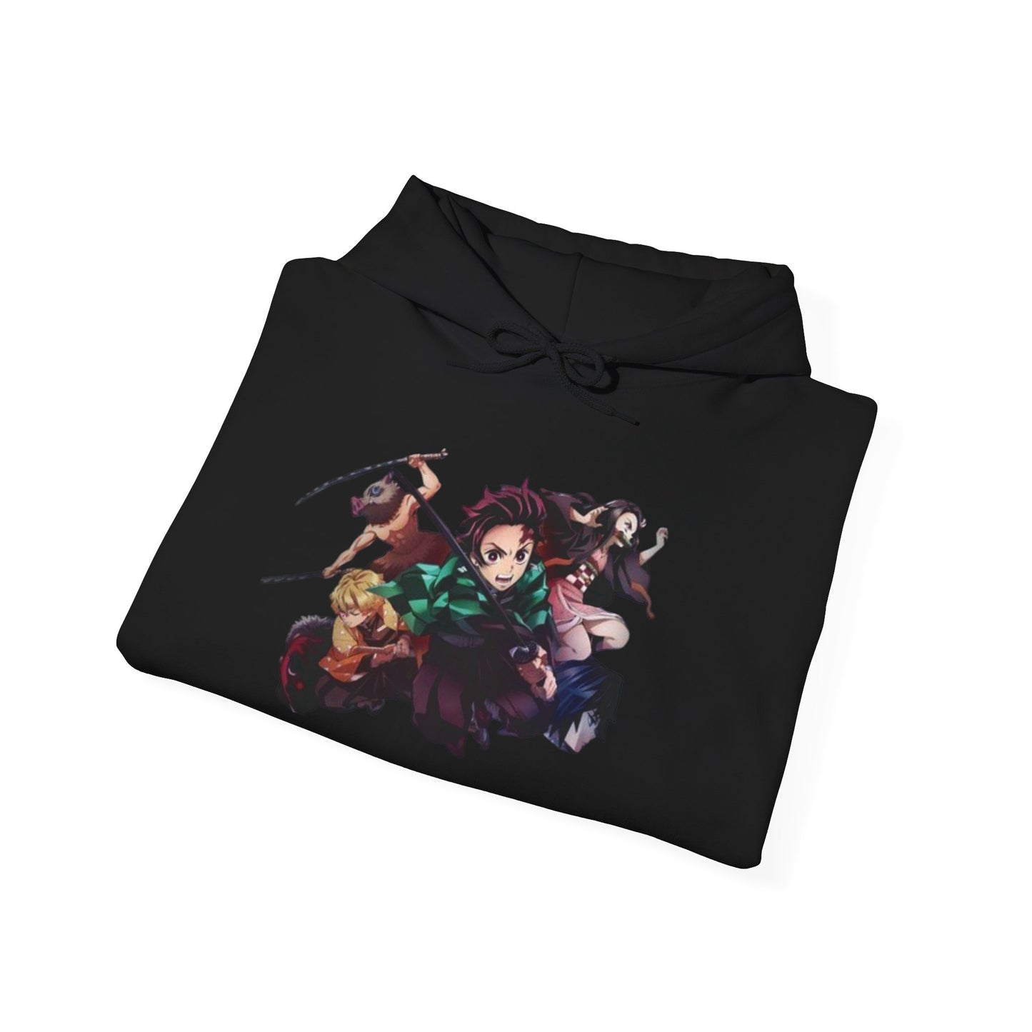 Demon Slayer Unisex Heavy Blend Hoodie - Cozy Anime Sweatshirt