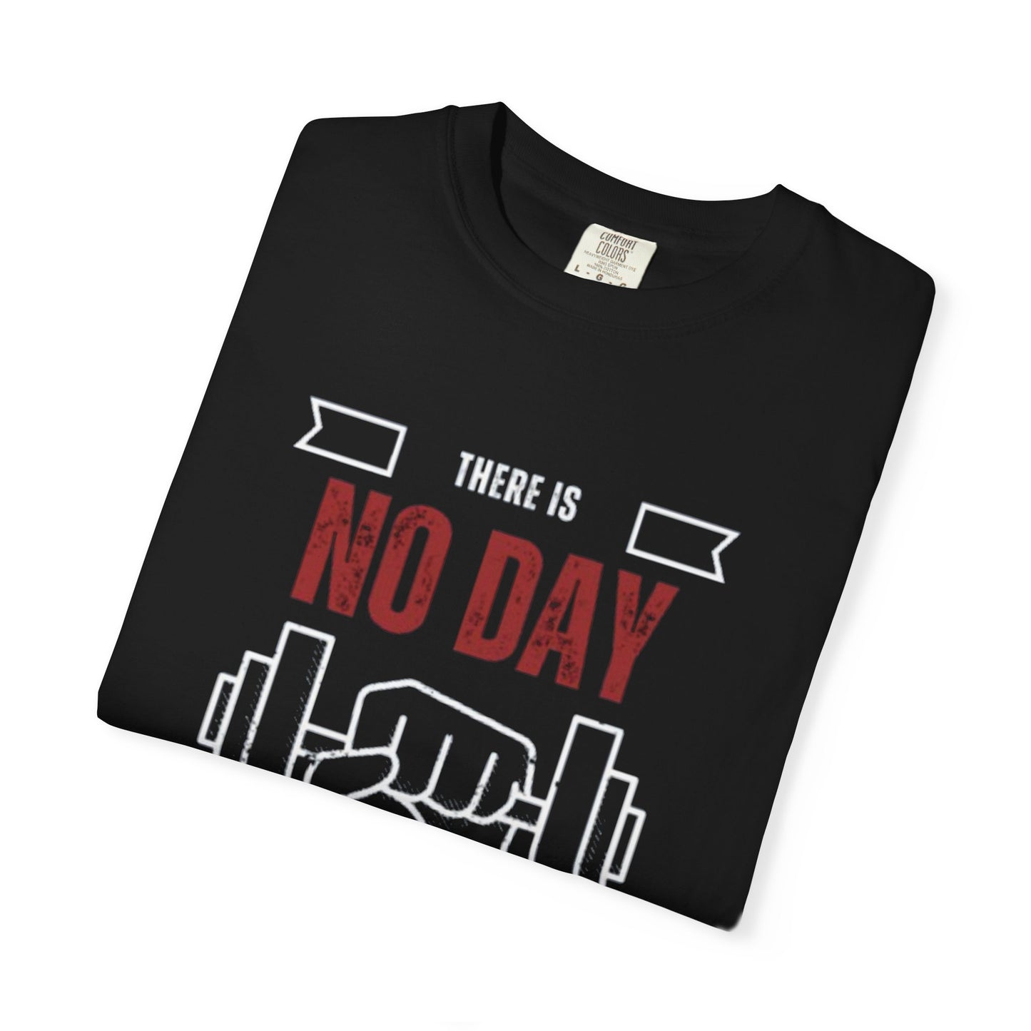 Gym Motivation T-Shirt - 'No Day Without Gym' - The Boring New
