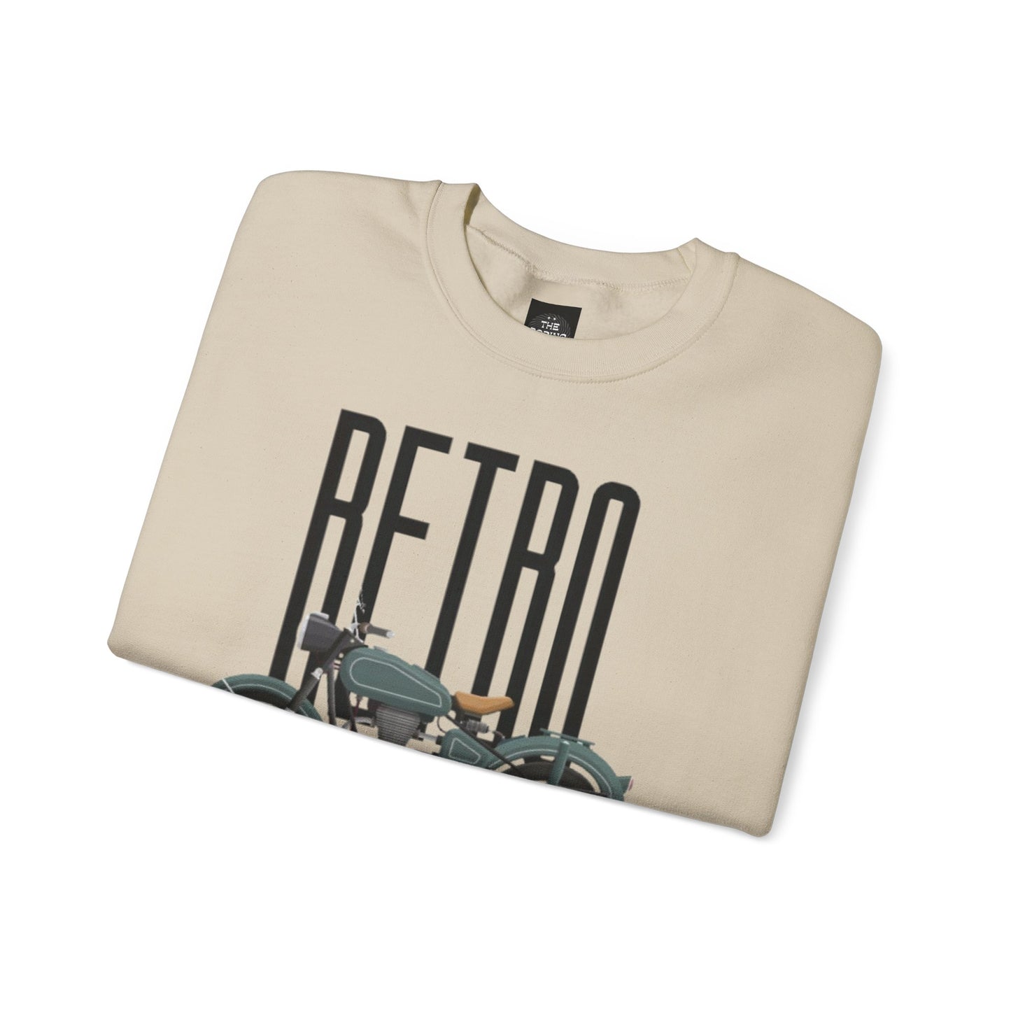 Retro Motorcycle Unisex Crewneck Sweatshirt - The Boring New