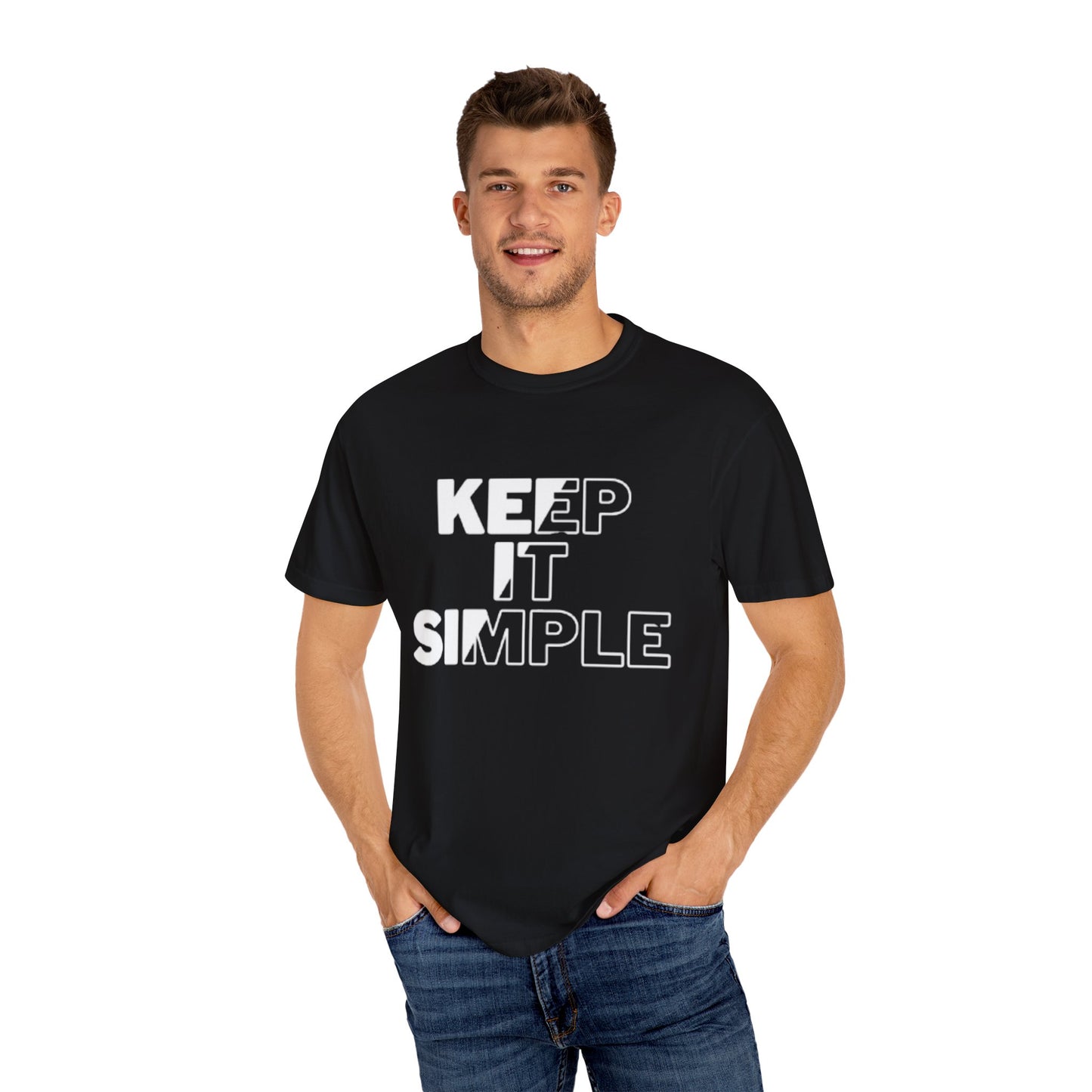 Keep It Simple Unisex Garment-Dyed T-Shirt The Boring New