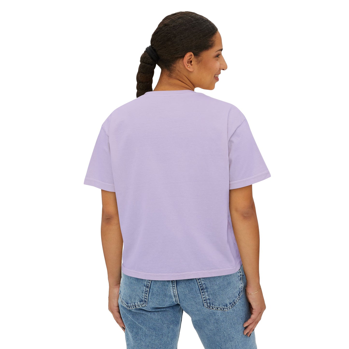 Motivational Women's Boxy Tee - 'Girl Got Goals'