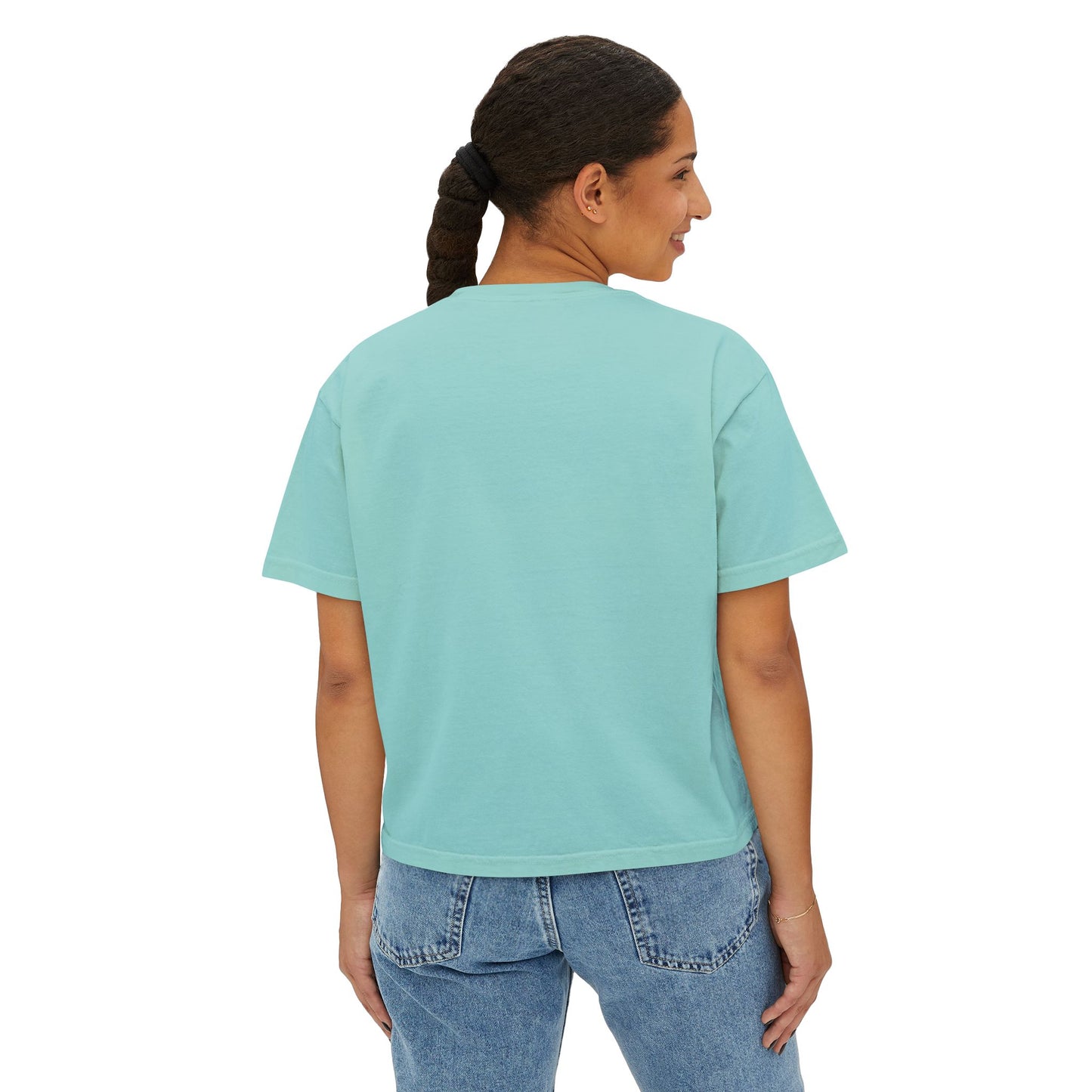 Motivational Women's Boxy Tee - 'Girl Got Goals'