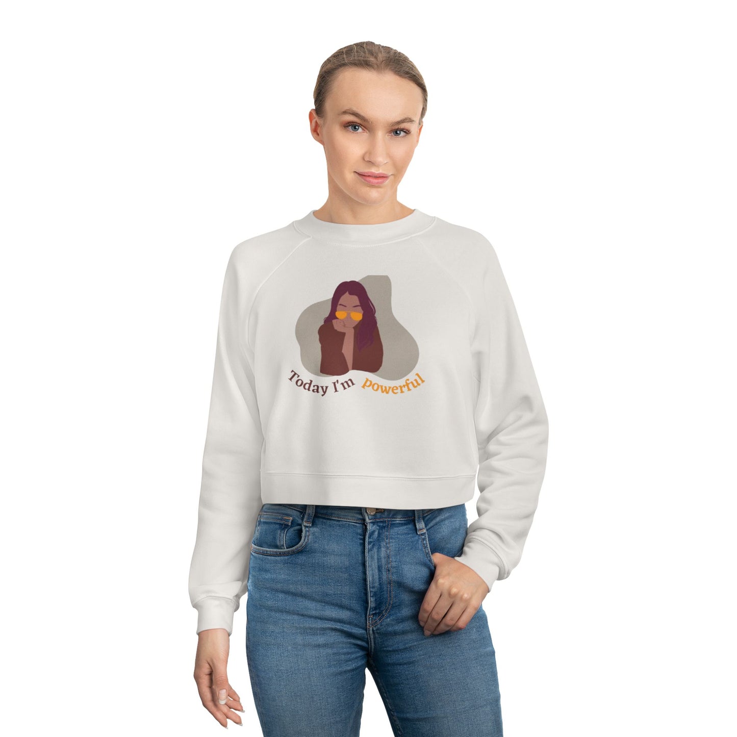 The Boring New Women's Cropped Fleece Pullover
