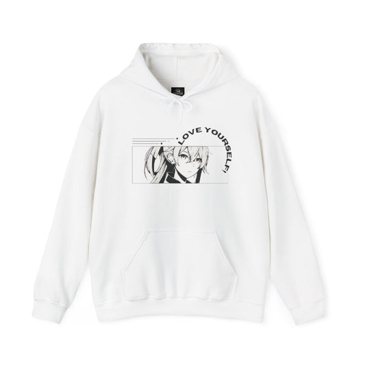 Love Yourself Unisex Hooded Sweatshirt - The Boring New