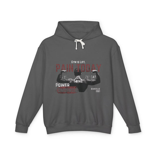 Motivational Unisex Hooded Sweatshirt - Gym Quotes & Power - The Boring New