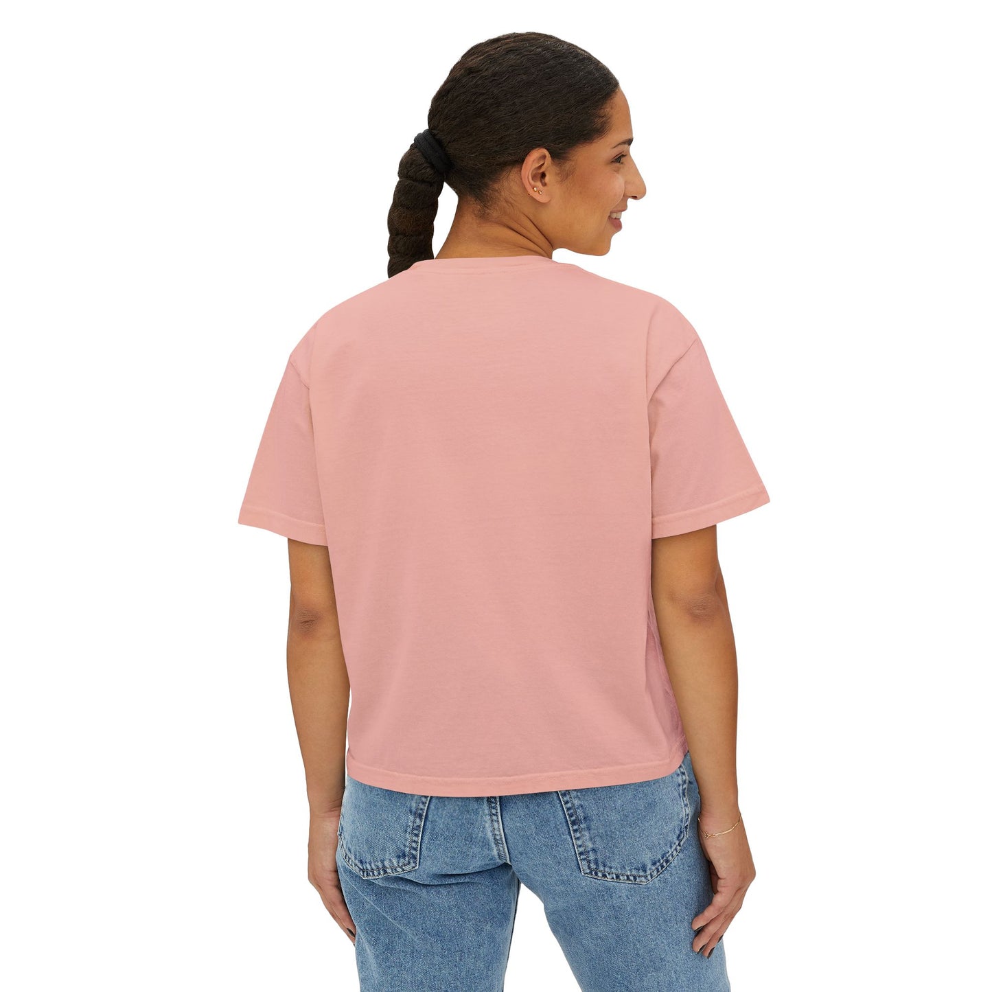 Motivational Women's Boxy Tee - 'Girl Got Goals'