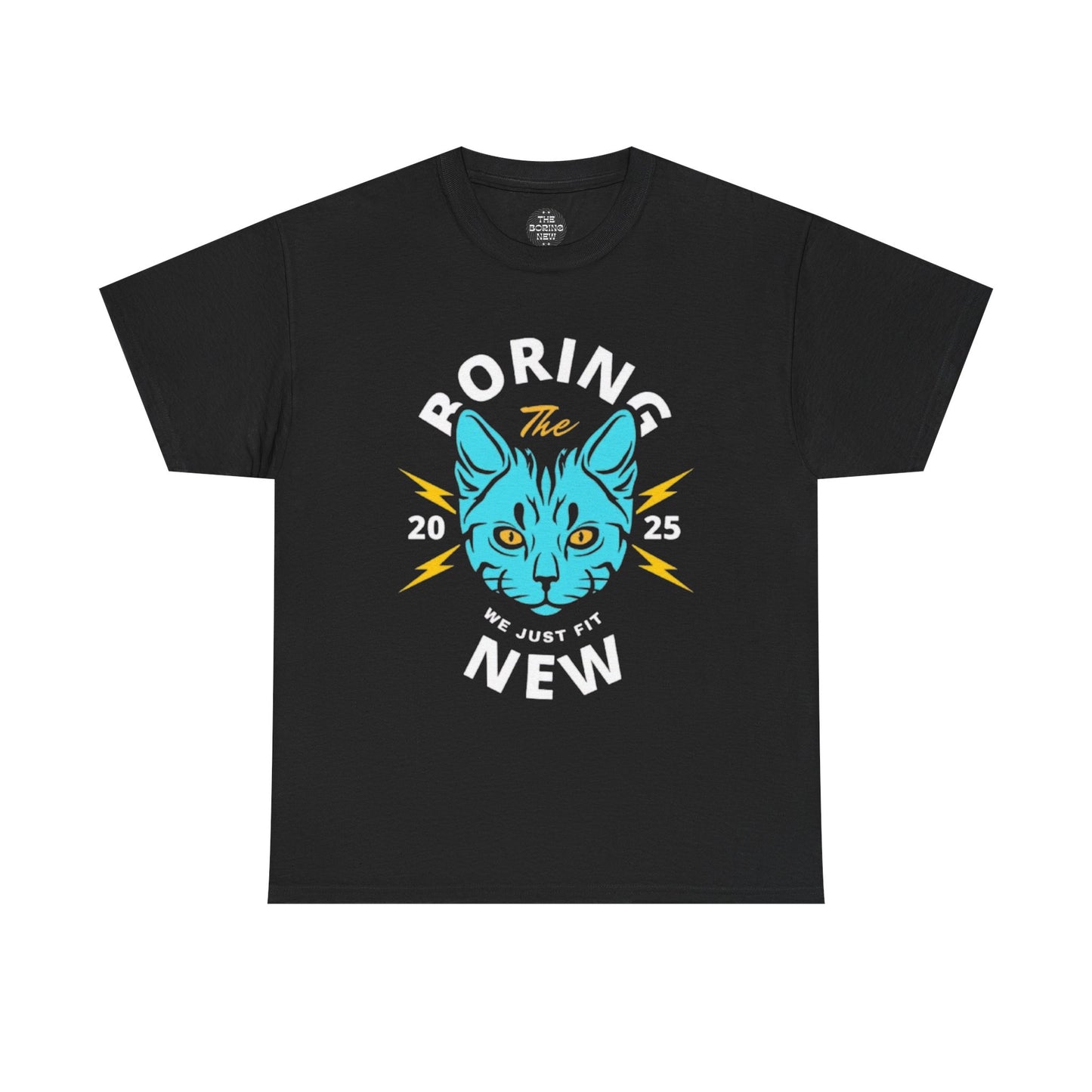 Boring Cat Unisex Heavy Cotton Tee - Fun Graphic Tee for Cat Lovers