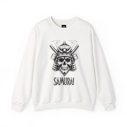 Unisex Samurai Skull Crewneck Sweatshirt - The Boring New