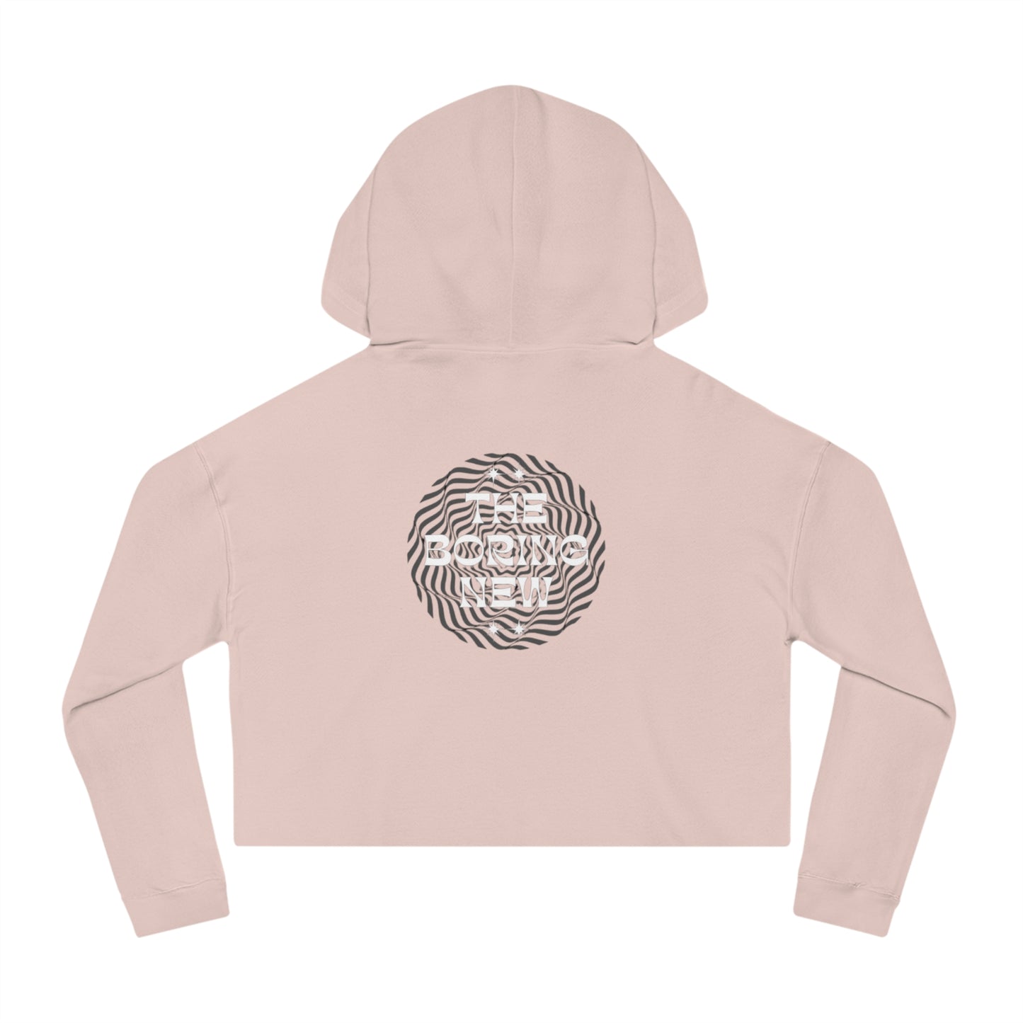 The Boring New Women’s Cropped Hooded Sweatshirt  - Stylish Trendy