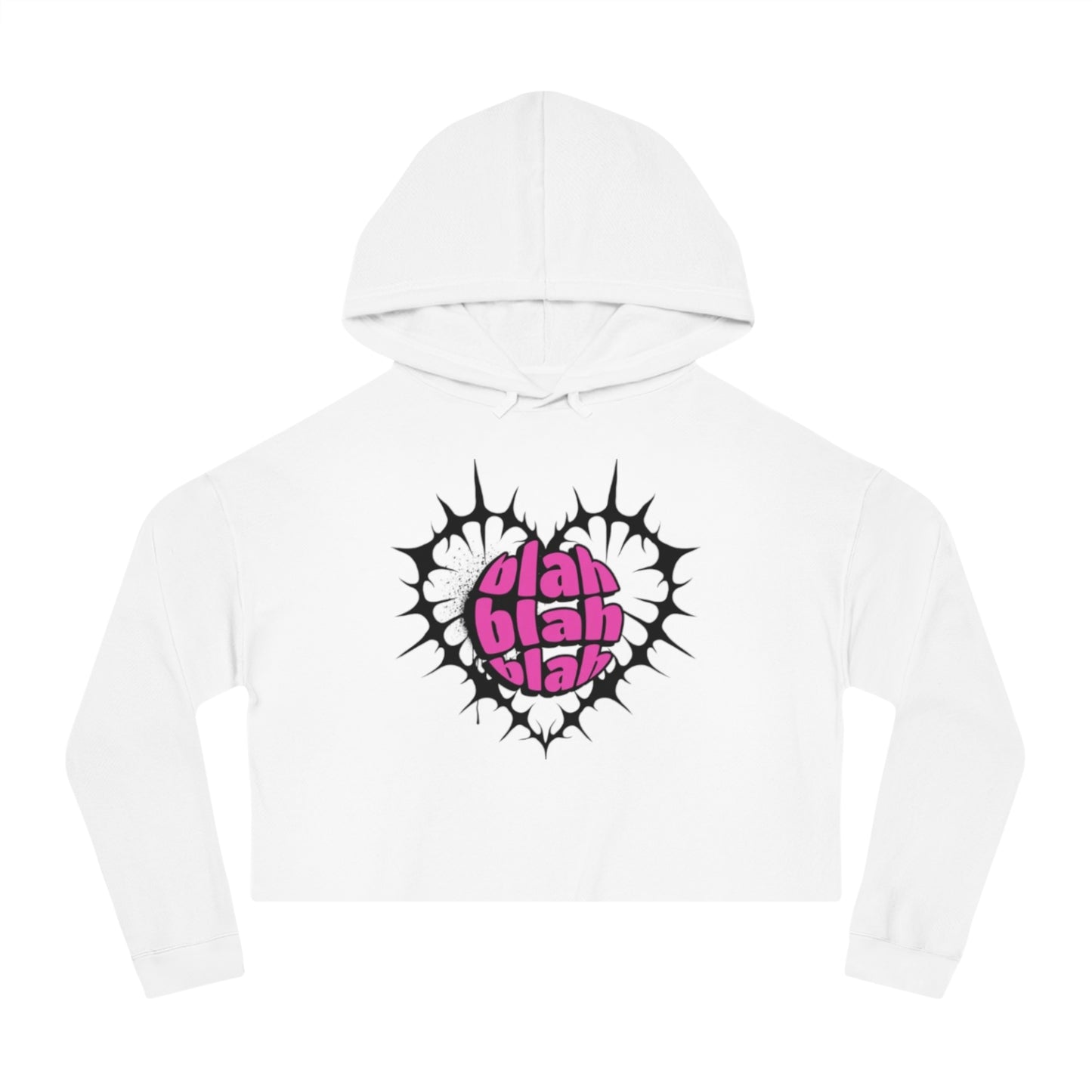 The Boring New Women’s Cropped Hooded Sweatshirt  - Stylish Trendy