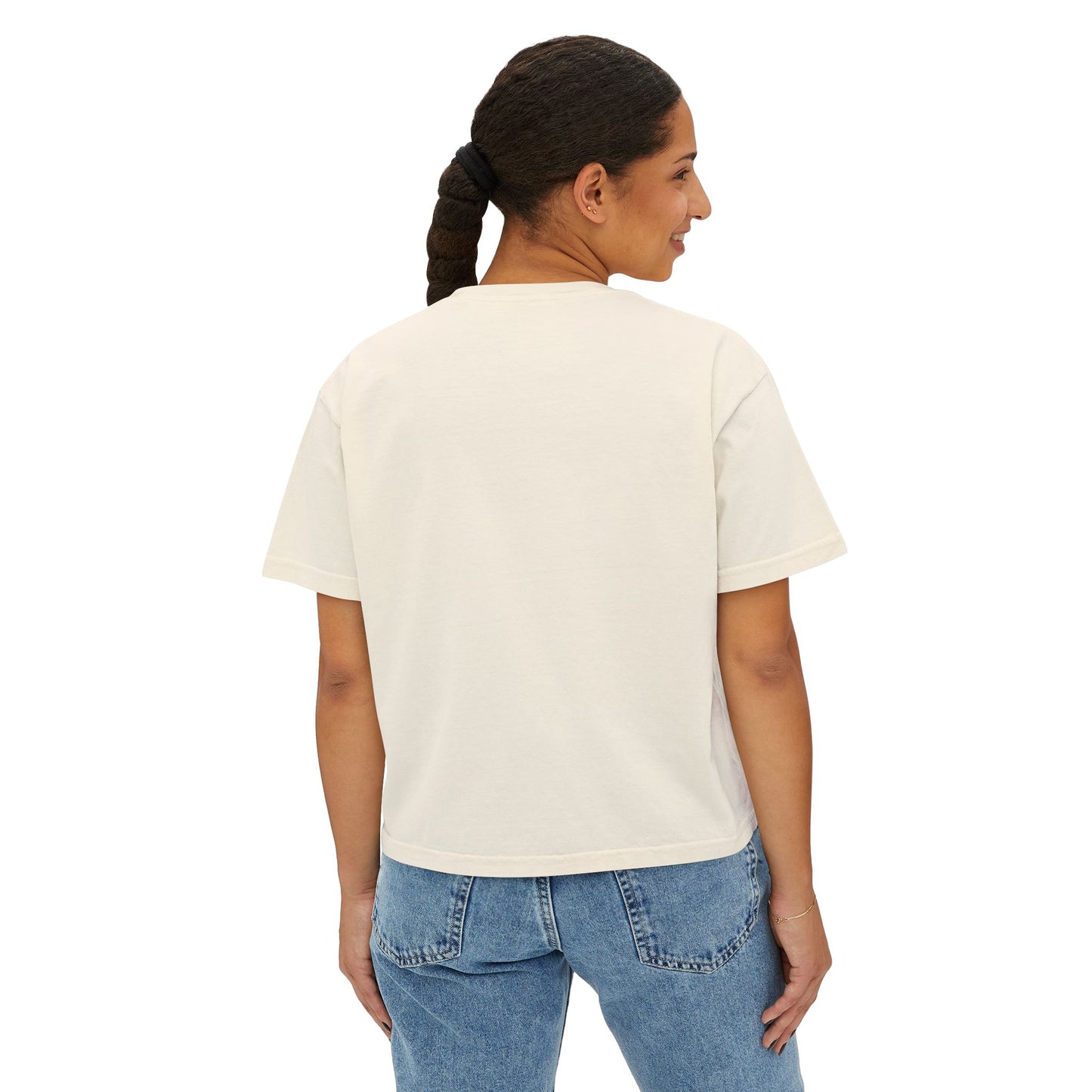Motivational Women's Boxy Tee - 'Girl Got Goals'