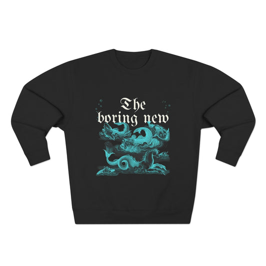 The Boring New Unisex Crewneck Sweatshirt - Edgy Graphic Apparel for Casual Outfits