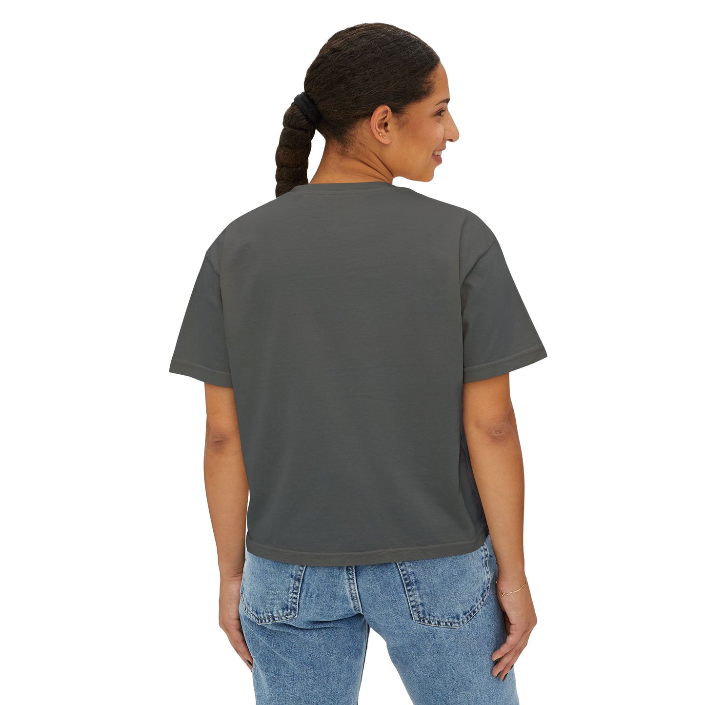 Motivational Women's Boxy Tee - 'Girl Got Goals'