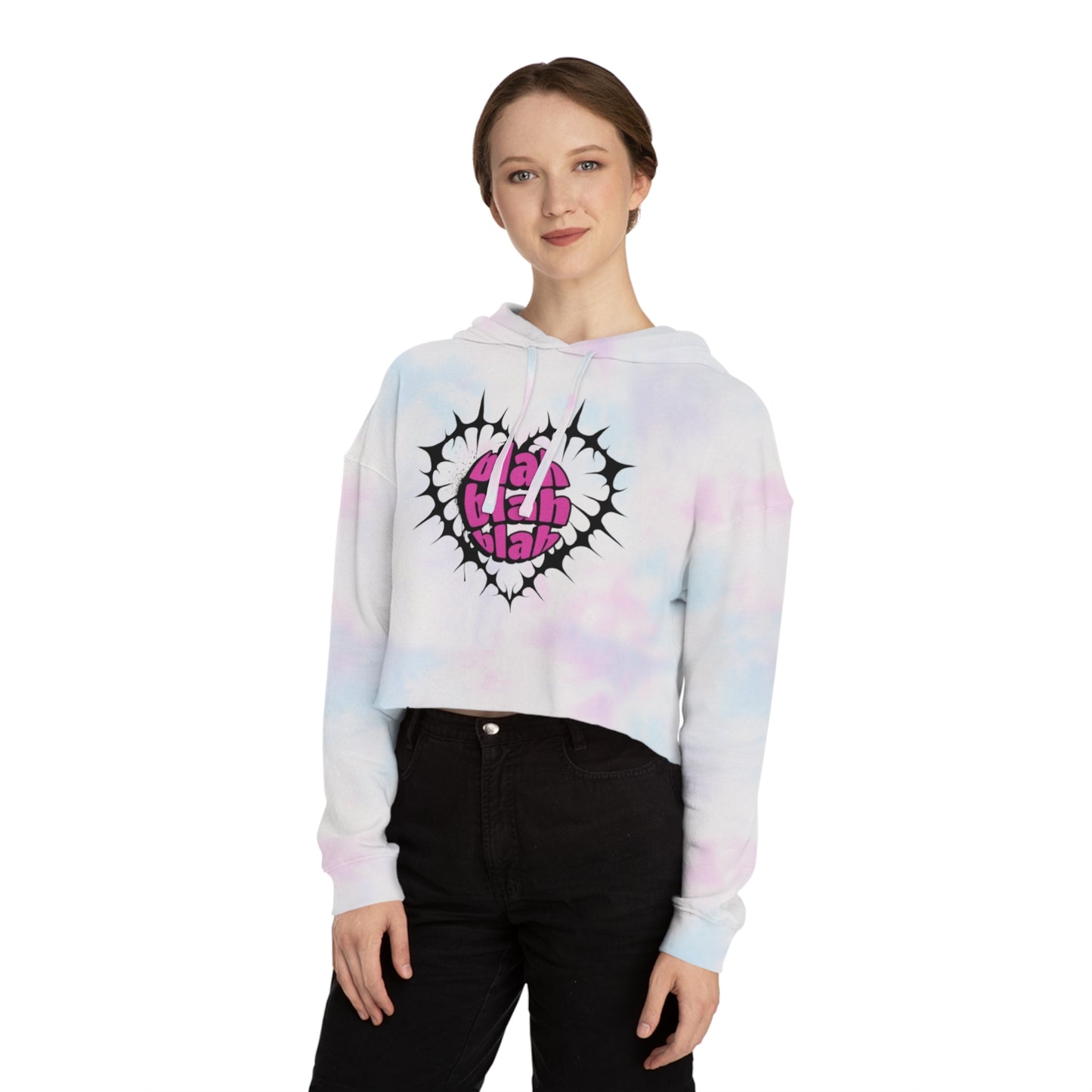 The Boring New Women’s Cropped Hooded Sweatshirt  - Stylish Trendy