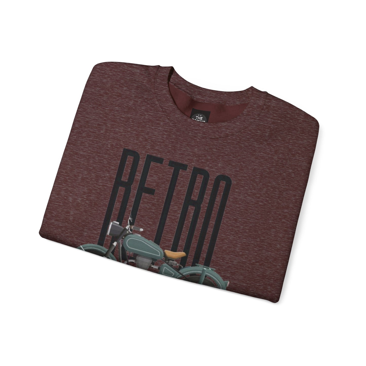 Retro Motorcycle Unisex Crewneck Sweatshirt - The Boring New