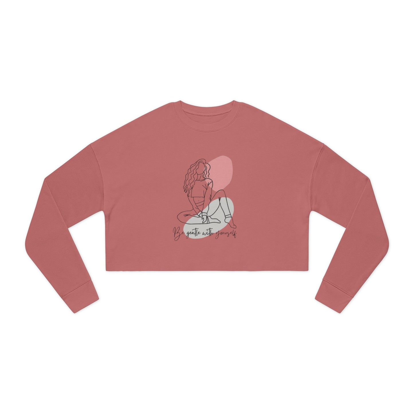 Cropped Sweatshirt - Be Nice to Yourself - The Boring New